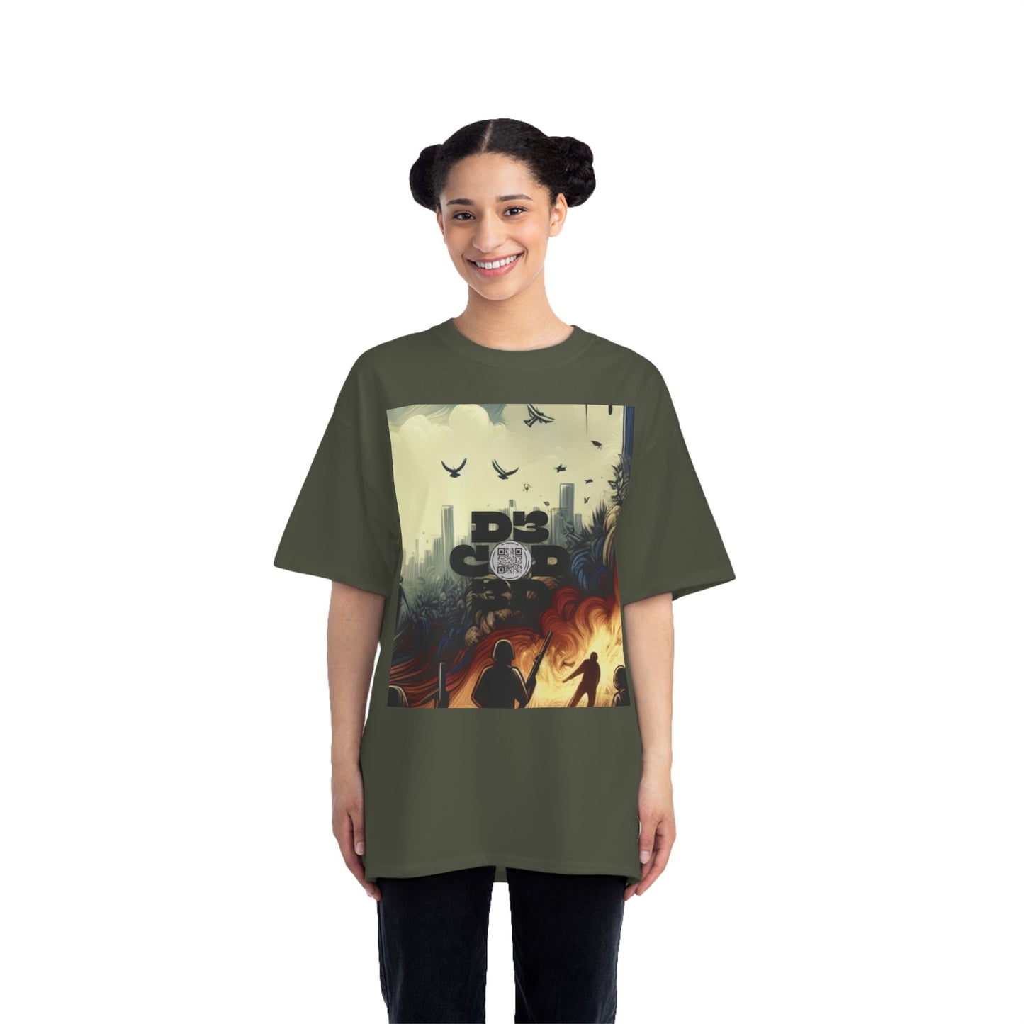 DECODED | FEAR NO EVIL | Unisex Beefy-T® Short-Sleeve T-Shirt