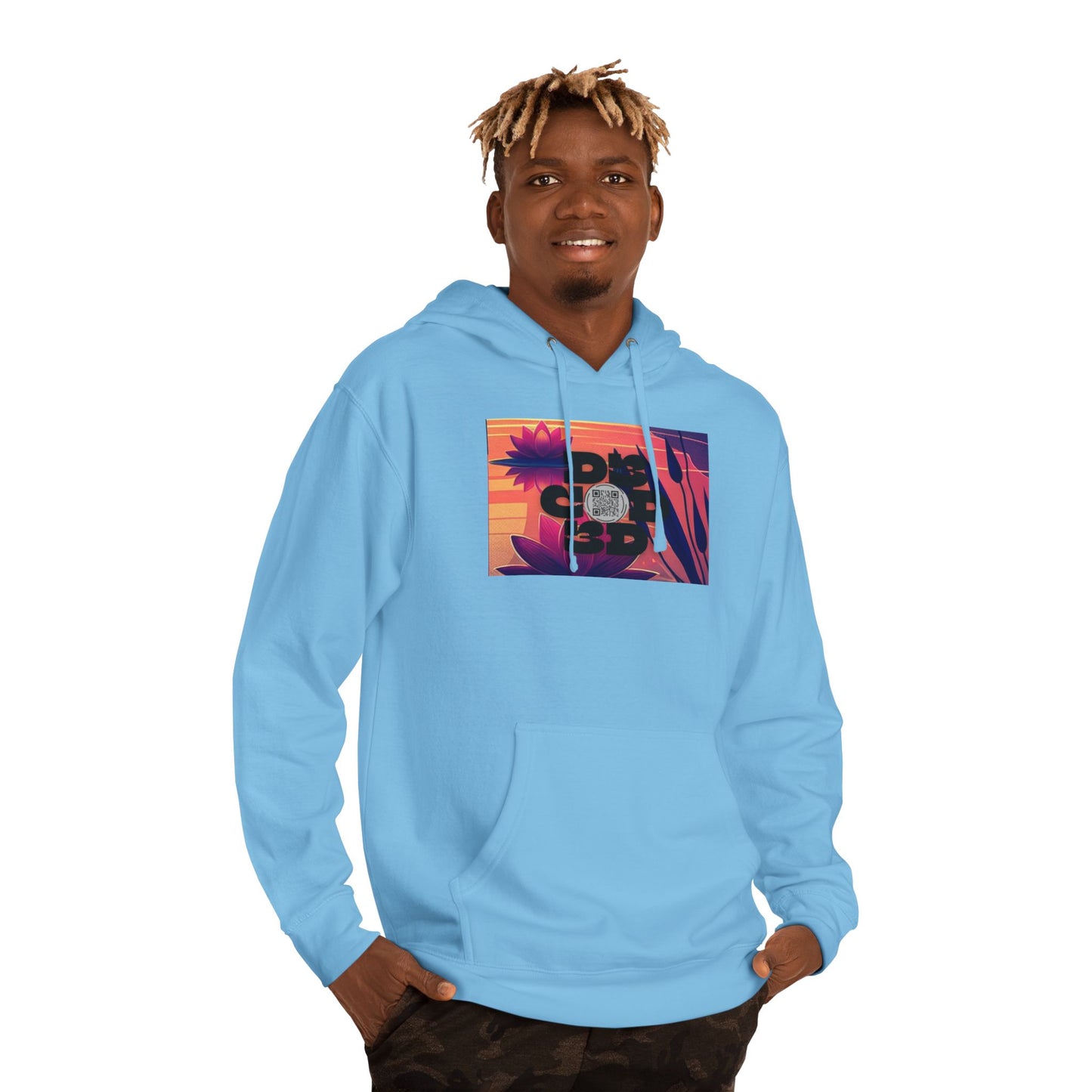 NO CODE | INNER PEACE BEGINS WITH YOU Unisex Hooded Sweatshirt