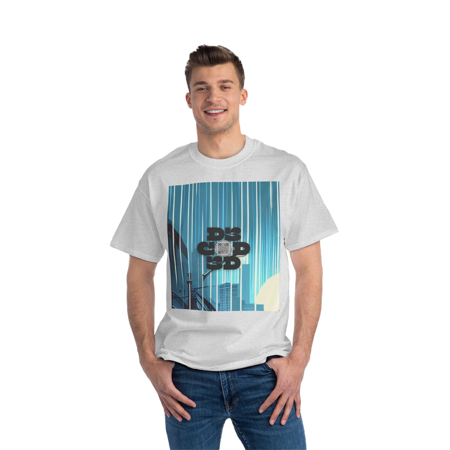 NO CODE | EMBRACE THE STORM | Unisex Beefy-T® Short-Sleeve T-Shirt