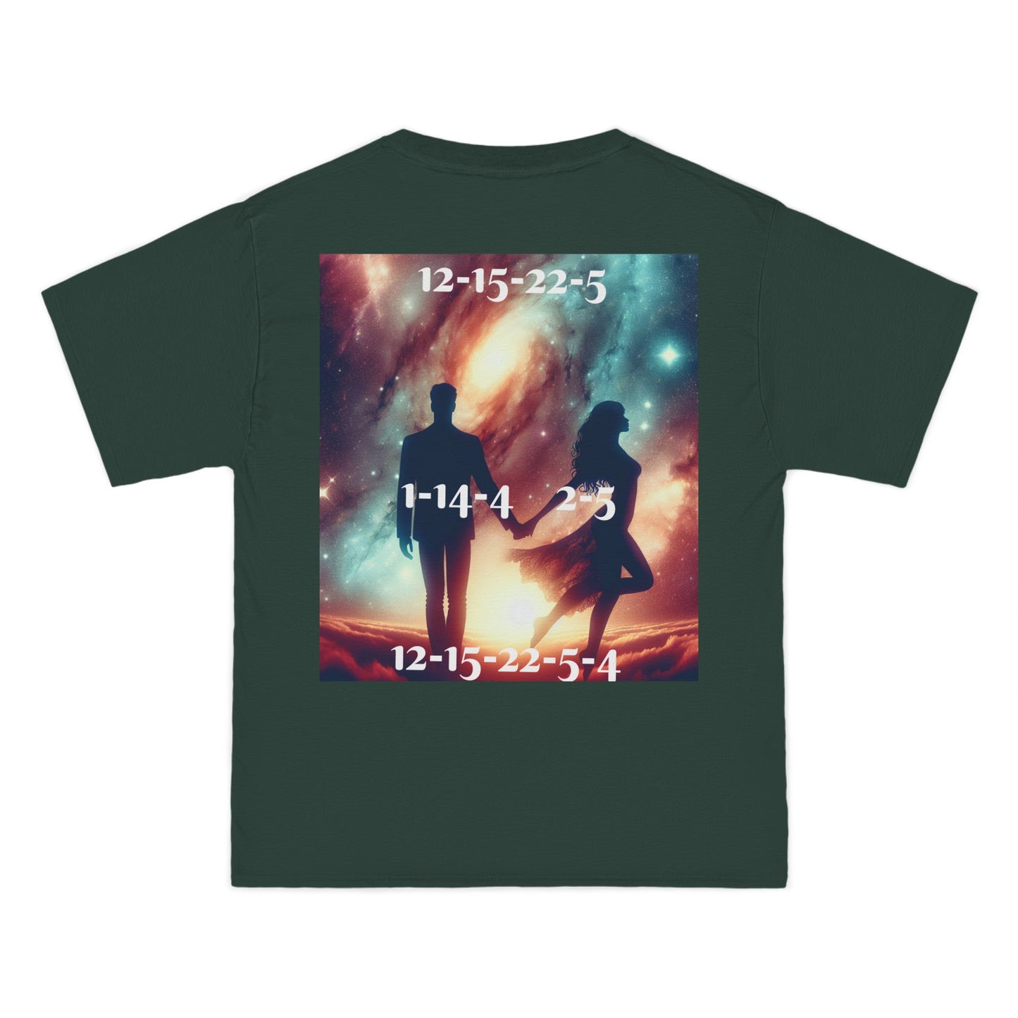 ENCODED | LOVE AND BE LOVED Unisex Beefy-T® short-sleeve T-shirt