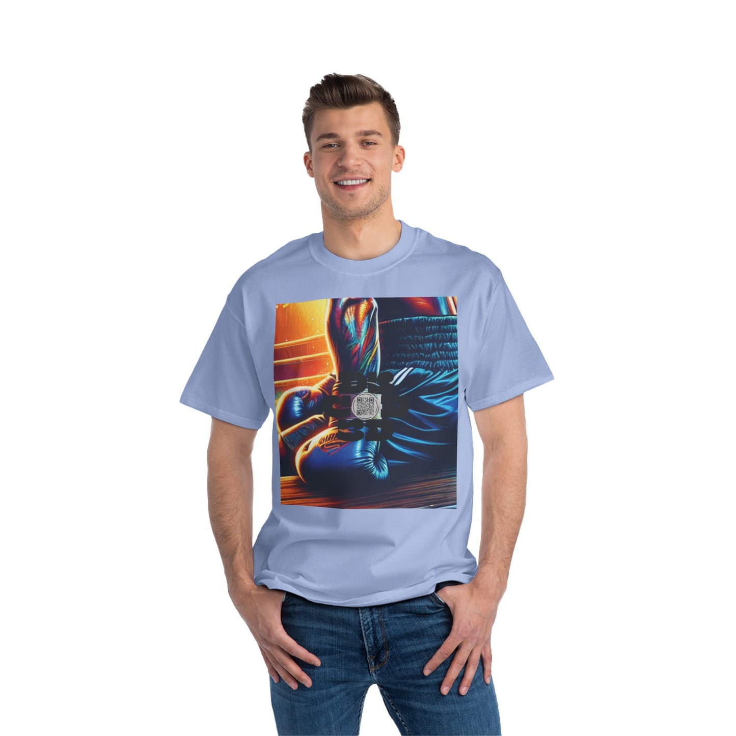 ENCODED | DEFY DEFEAT Unisex Beefy-T® Short-Sleeve T-Shirt