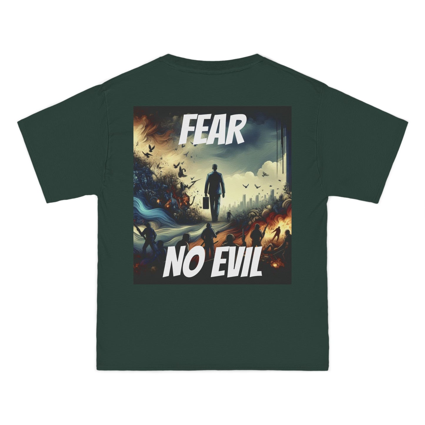 DECODED | FEAR NO EVIL | Unisex Beefy-T® Short-Sleeve T-Shirt