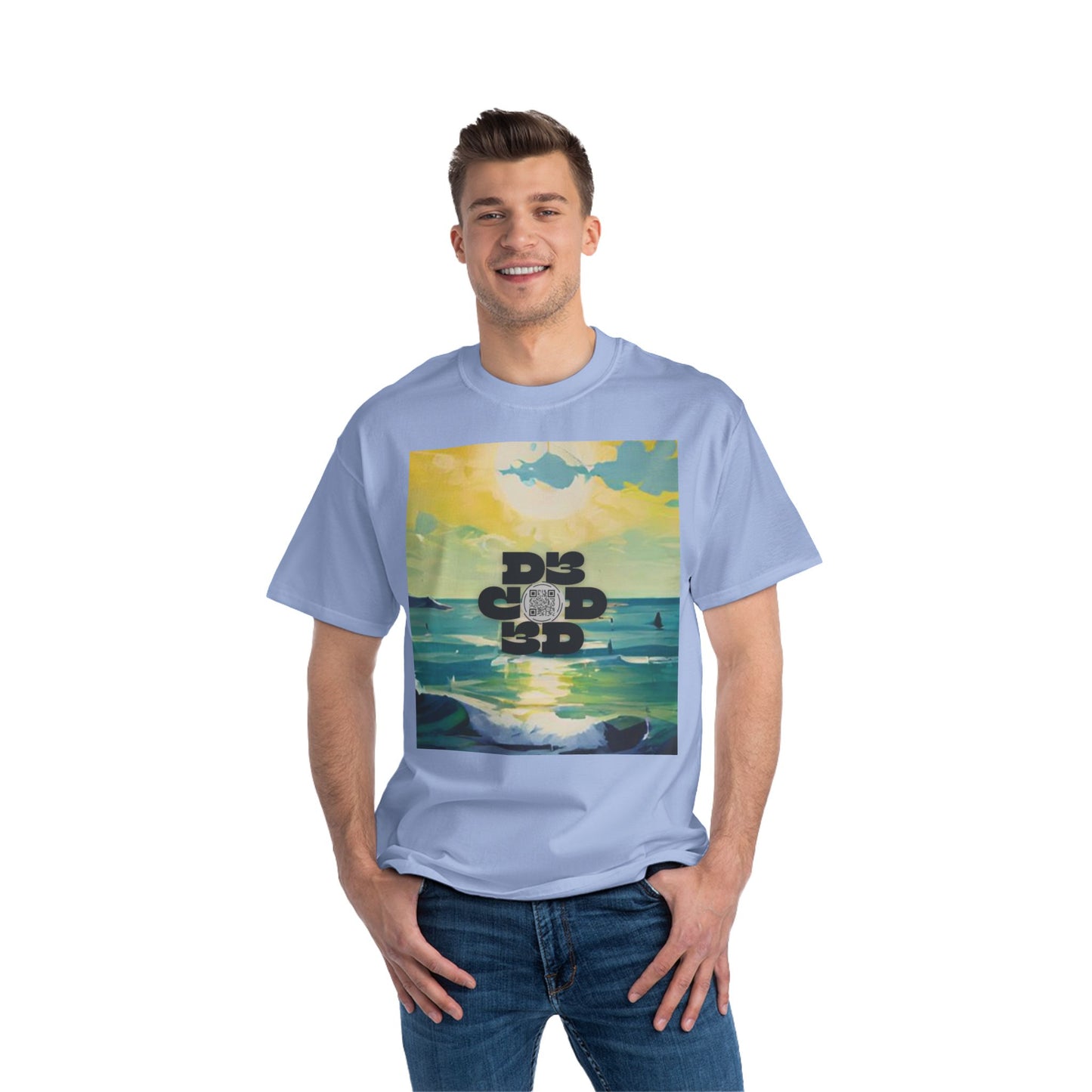 DECODED | FIND YOUR HAPPY PLACE | Unisex Beefy-T® Short-Sleeve T-Shirt
