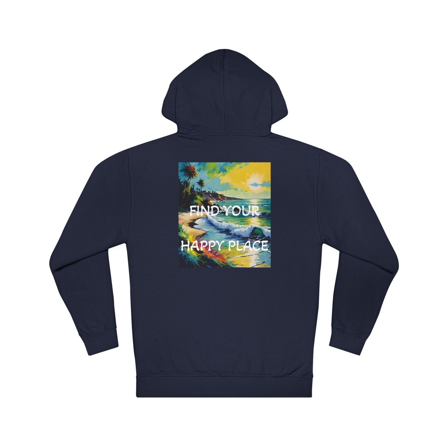 DECODED | FIND YOUR HAPPY PLACE | Unisex Hooded Sweatshirt