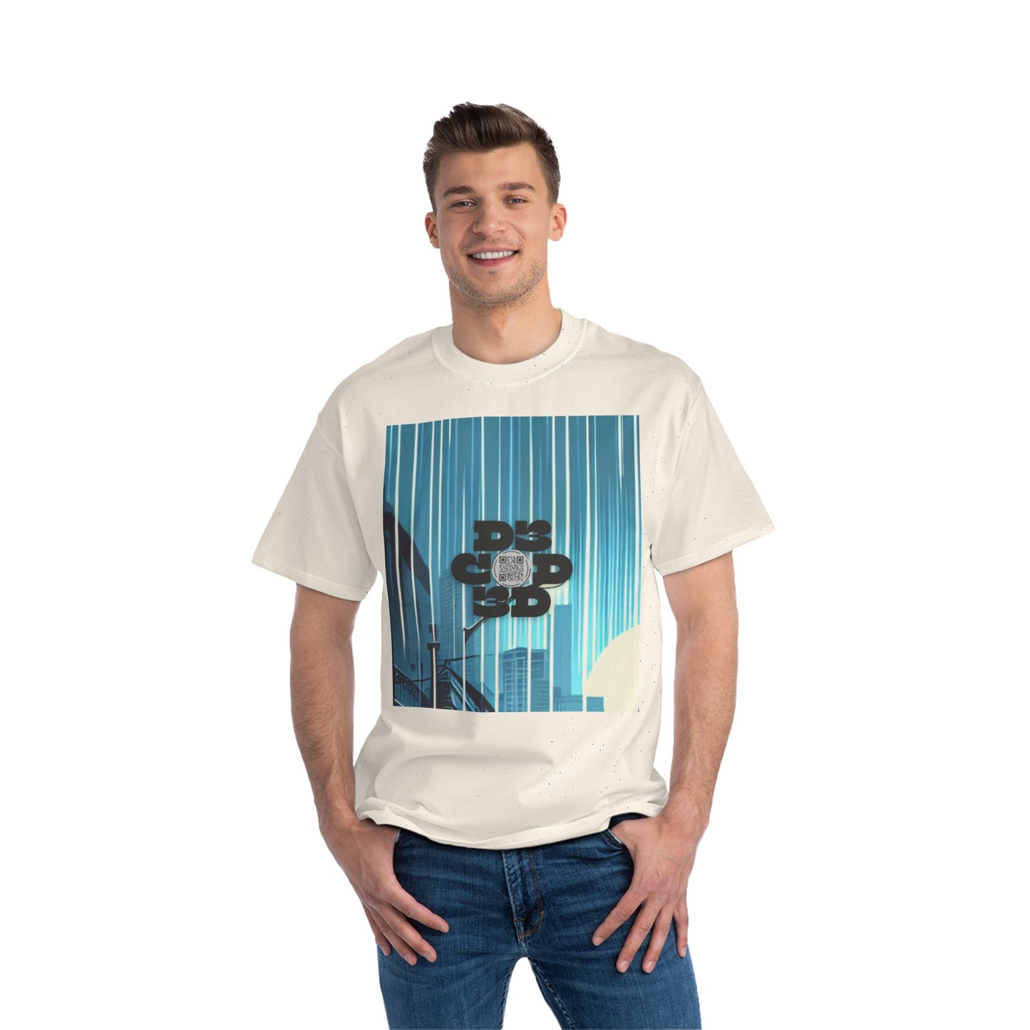 NO CODE | EMBRACE THE STORM | Unisex Beefy-T® Short-Sleeve T-Shirt