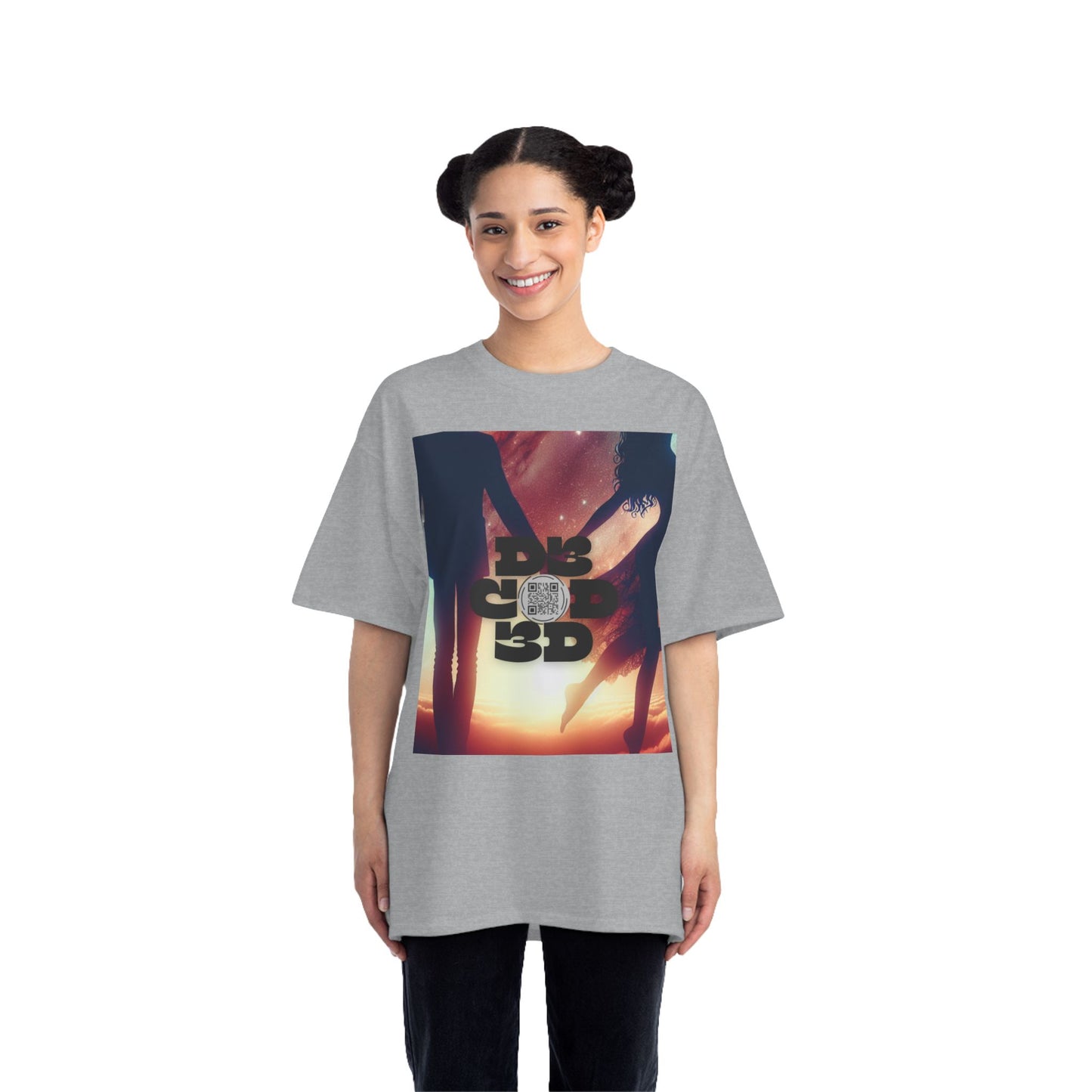 ENCODED | LOVE AND BE LOVED Unisex Beefy-T® short-sleeve T-shirt