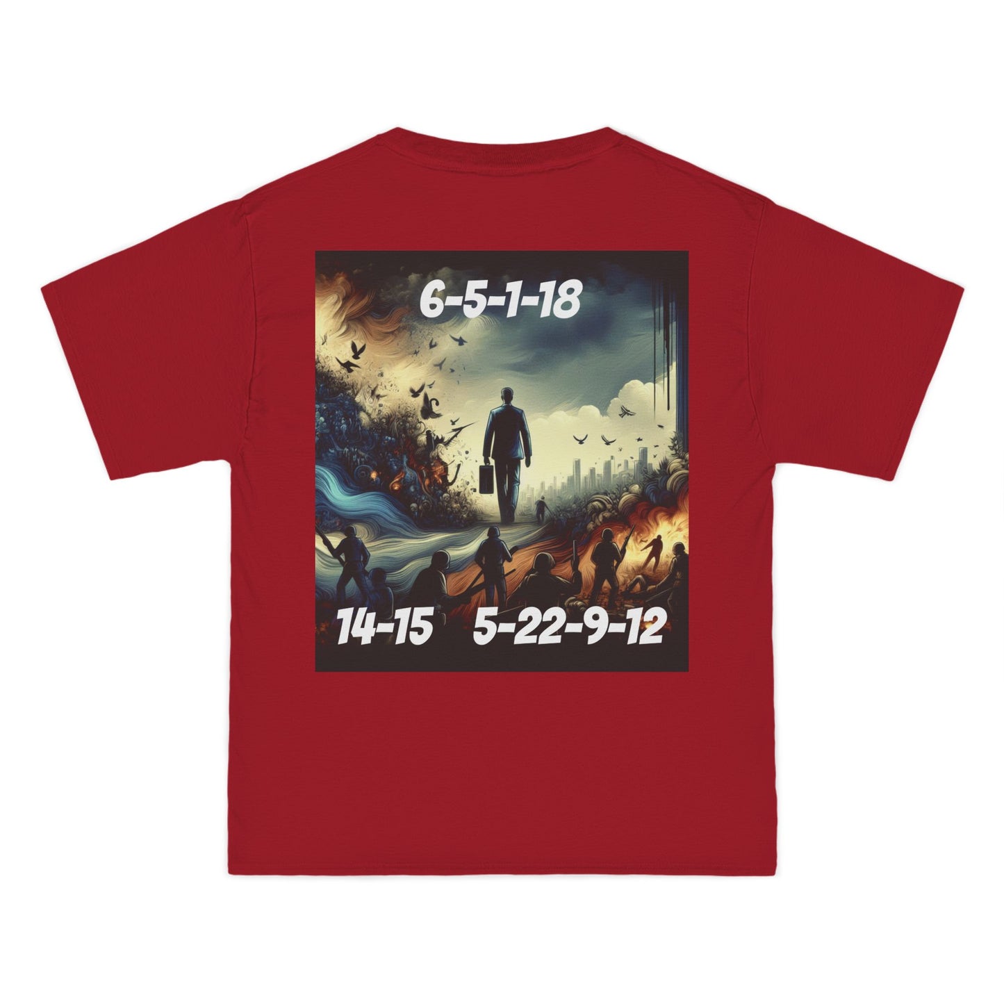 ENCODED | FEAR NO EVIL Unisex Beefy-T® Short-Sleeve T-Shirt