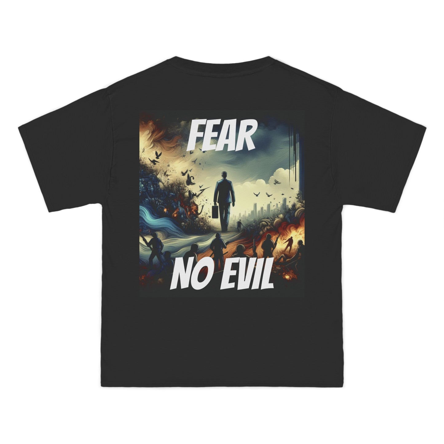 DECODED | FEAR NO EVIL | Unisex Beefy-T® Short-Sleeve T-Shirt