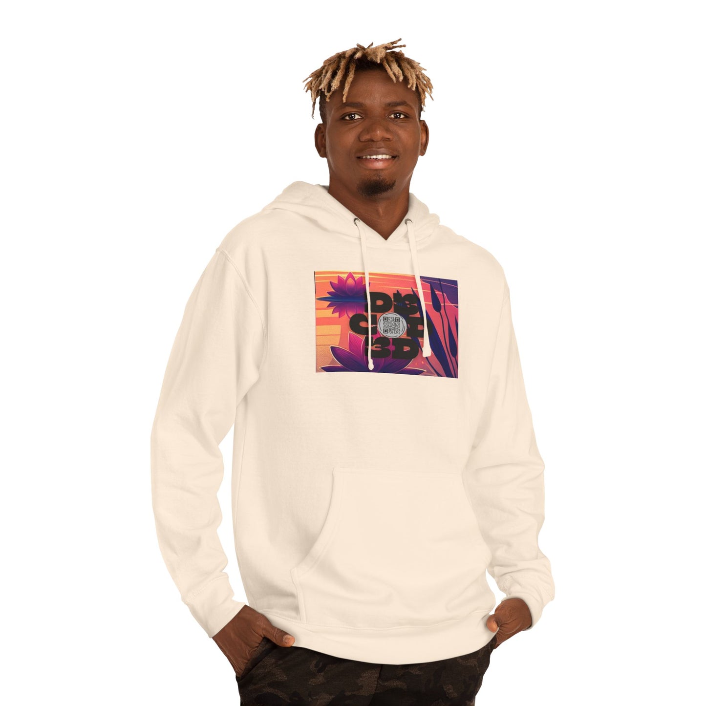 NO CODE | INNER PEACE BEGINS WITH YOU Unisex Hooded Sweatshirt