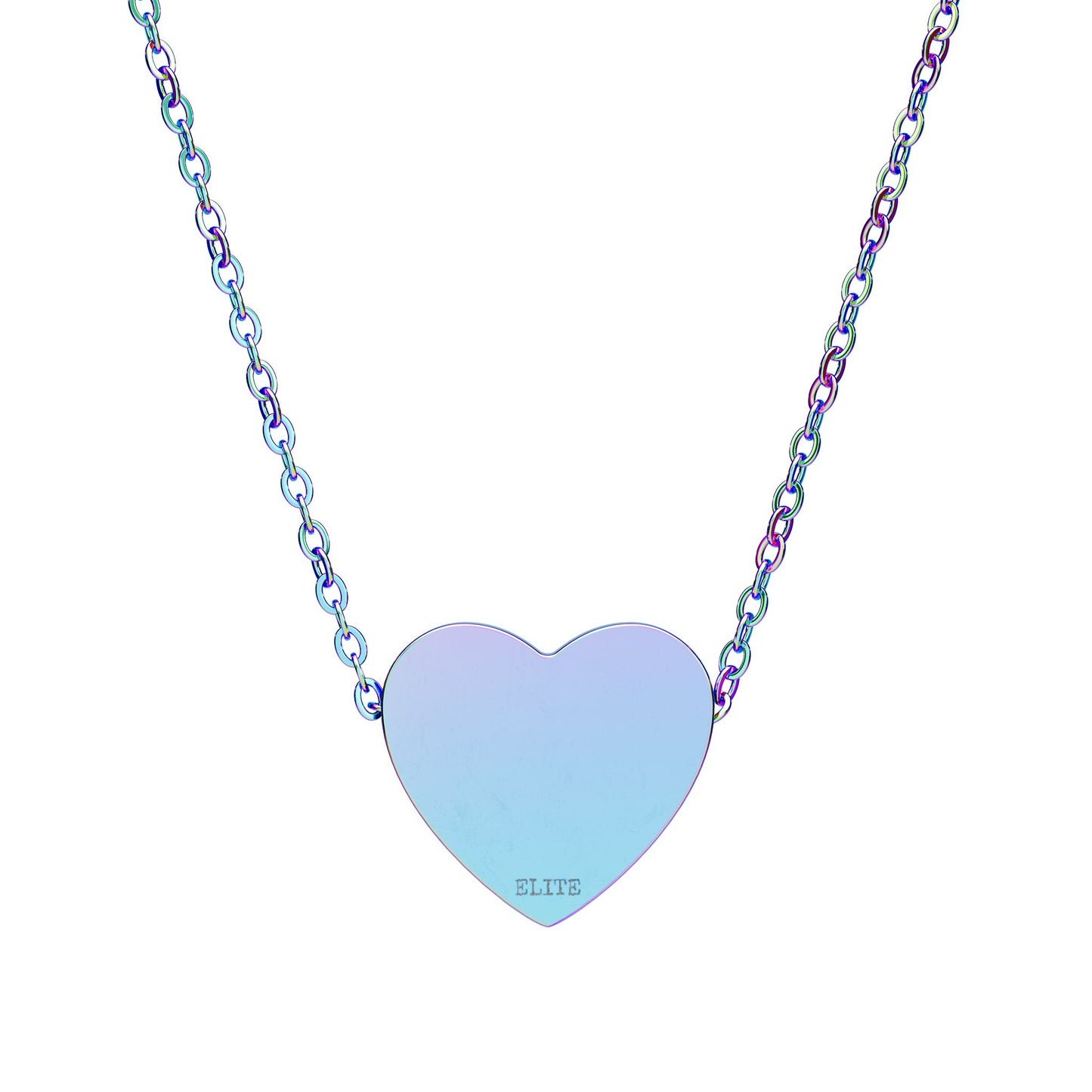 Engravable Heart Necklace — Personalized Sterling Pendant Gift