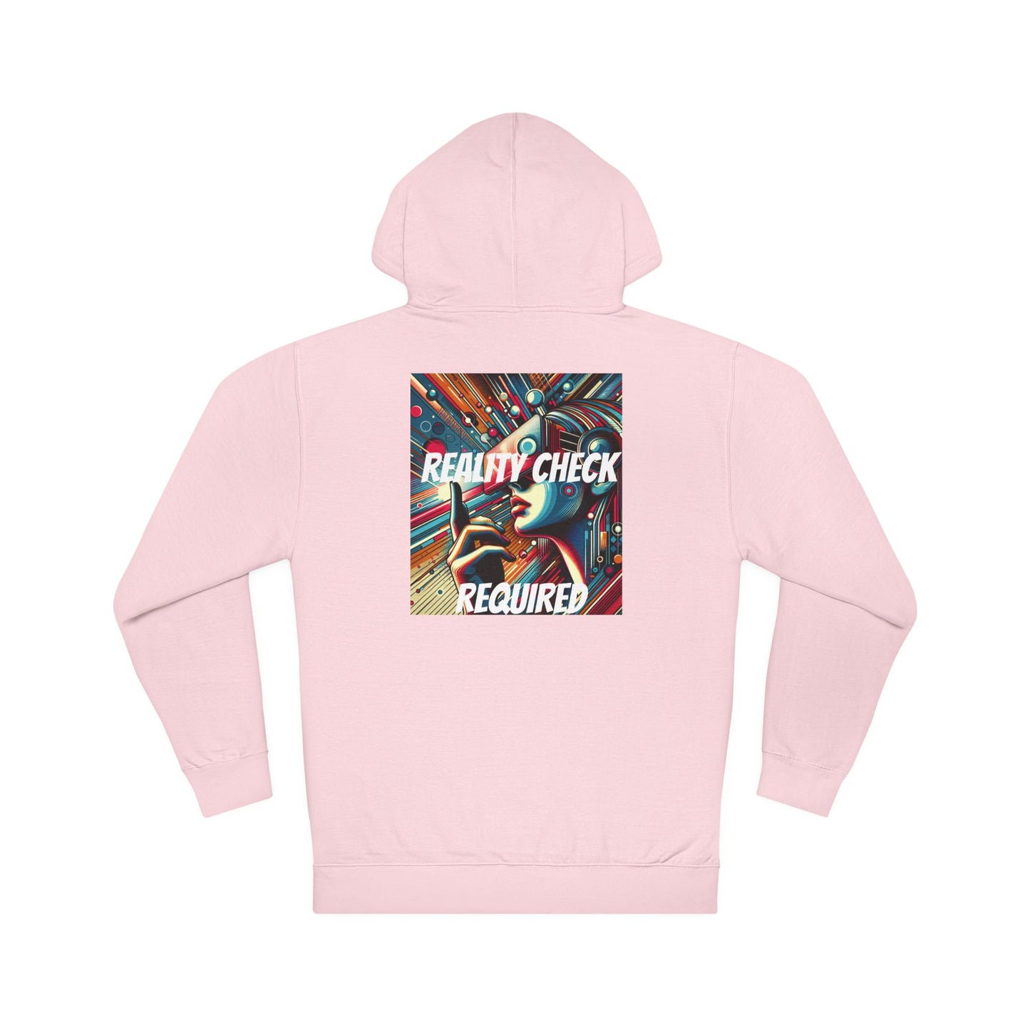 DECODED | REALITY CHECK REQUIRED | Unisex Hooded Sweatshirt