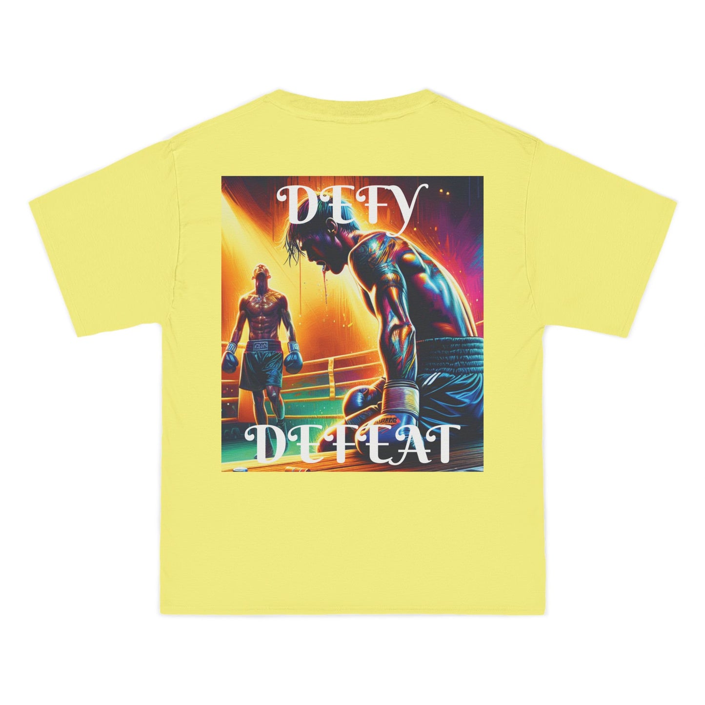 DECODED | DEFY DEFEAT | Unisex Beefy-T® Short-Sleeve T-Shirt