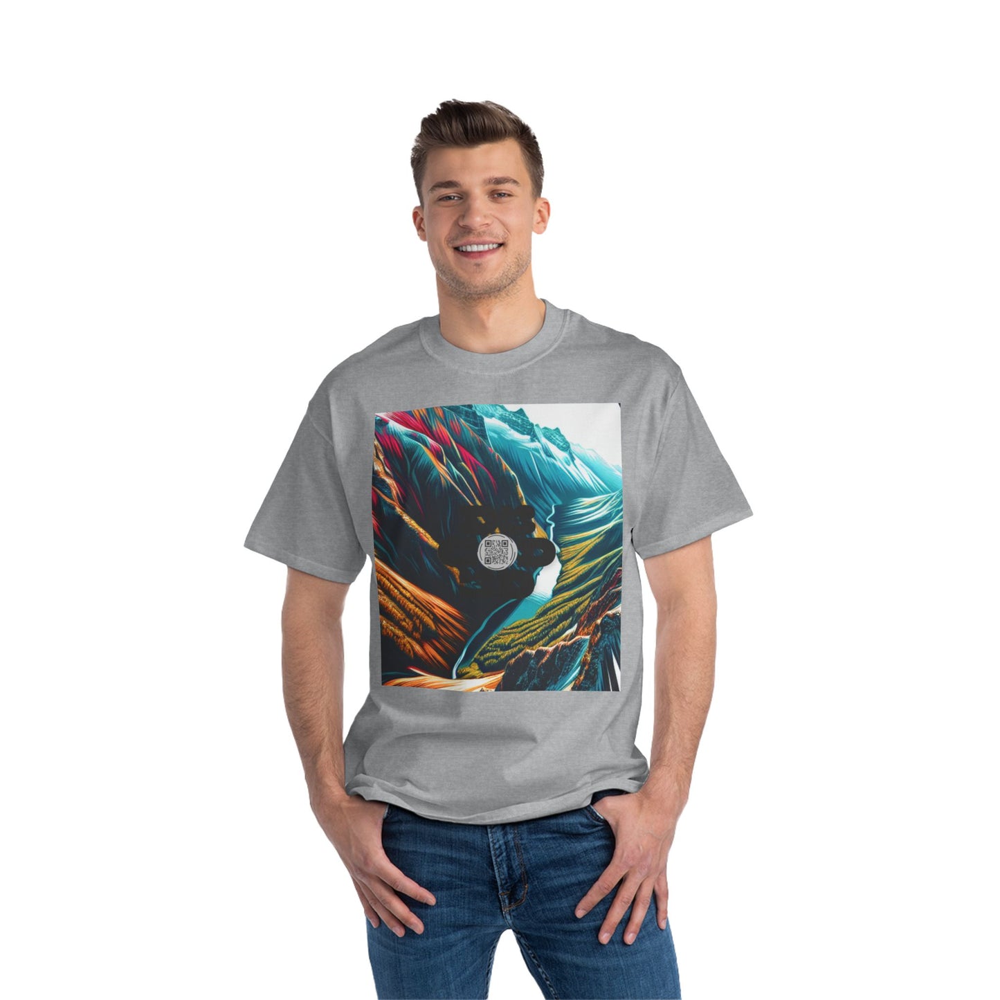 ENCODED | GO BEYOND Unisex Beefy-T® Short-Sleeve T-Shirt