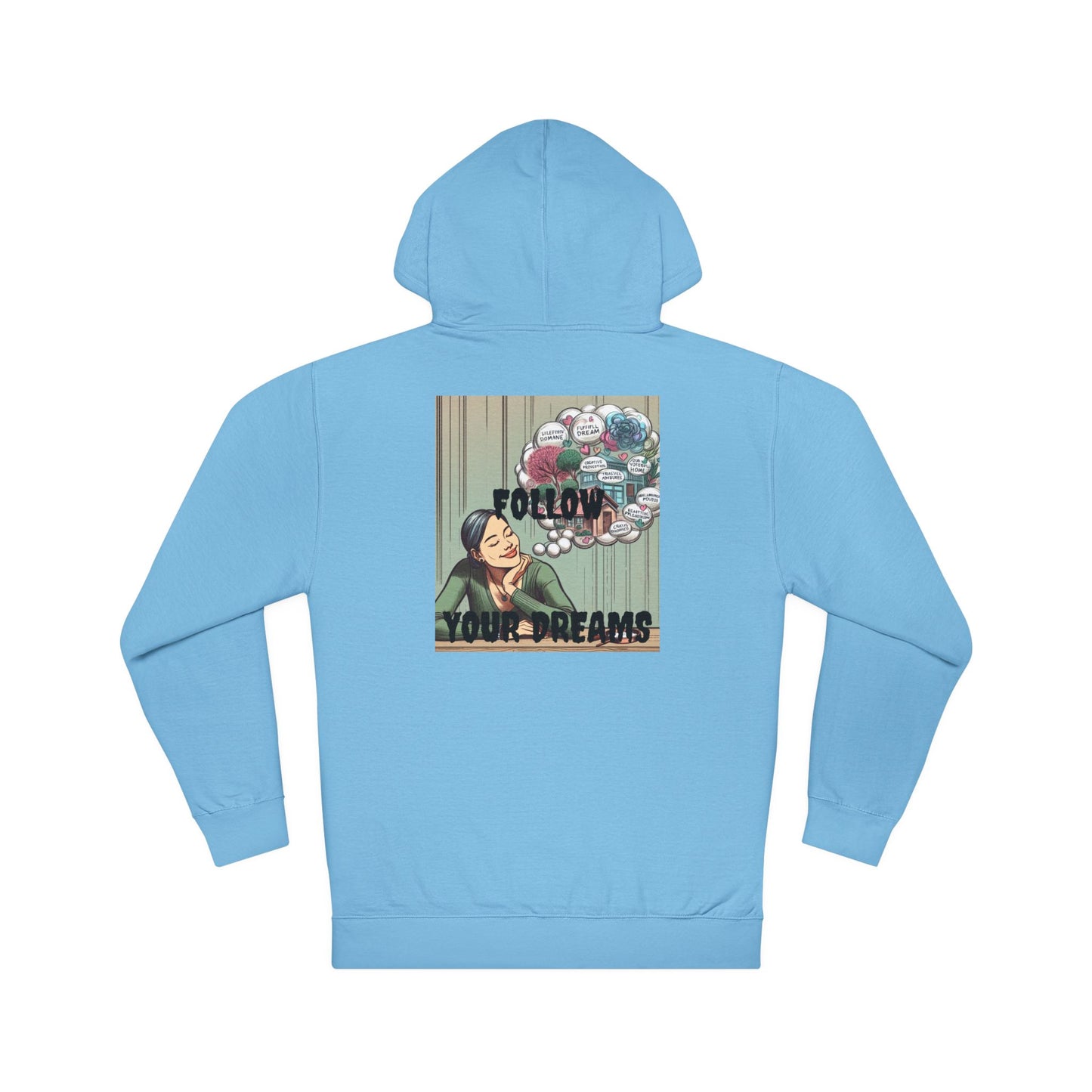 DECODED | FOLLOW YOUR DREAMS | Unisex Hooded Sweatshirt