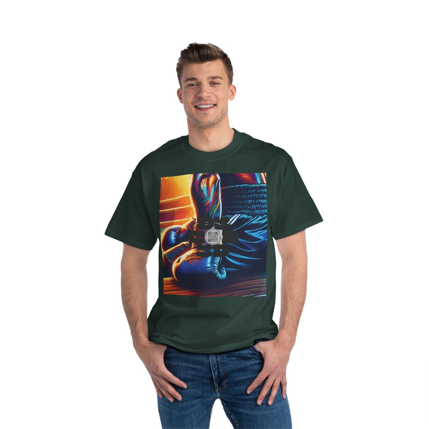 ENCODED | DEFY DEFEAT Unisex Beefy-T® Short-Sleeve T-Shirt