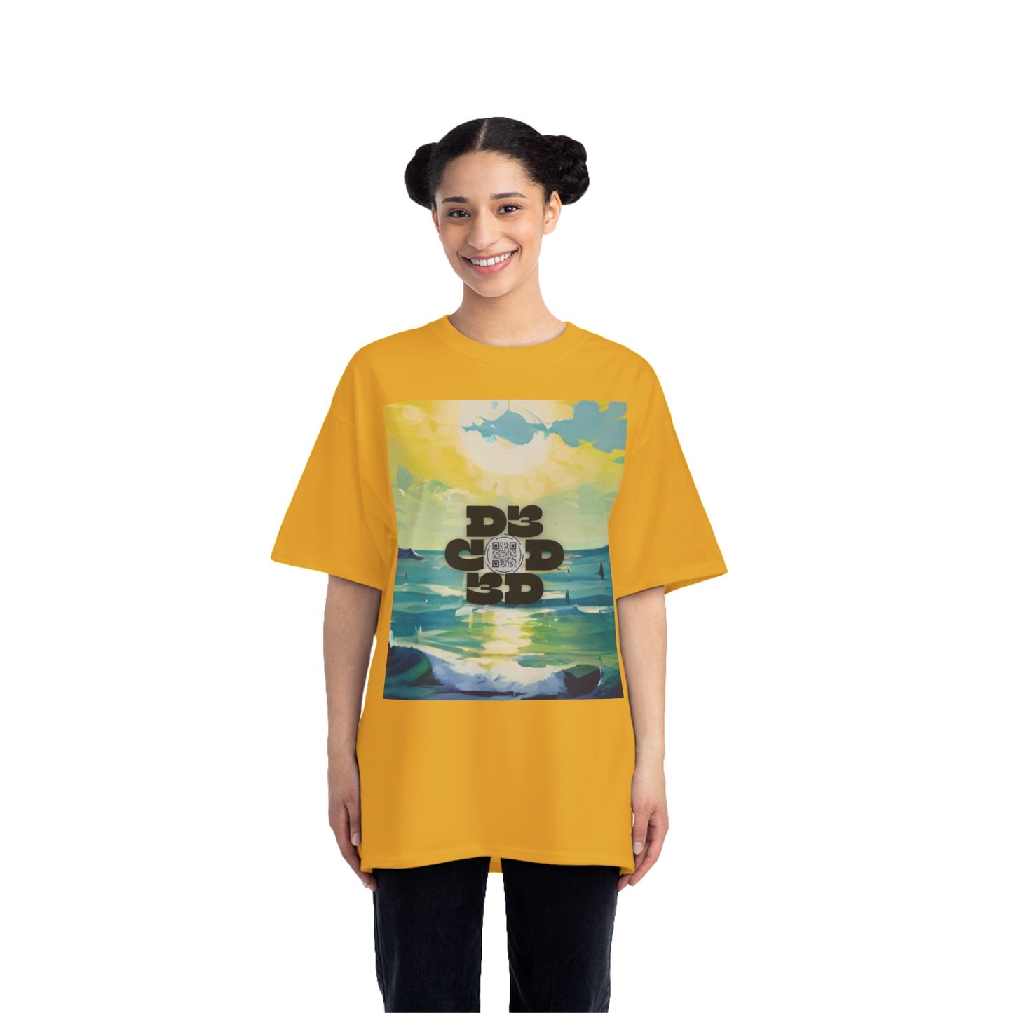 ENCODED | FIND YOUR HAPPY PLACE Unisex Beefy-T® Short-Sleeve T-Shirt