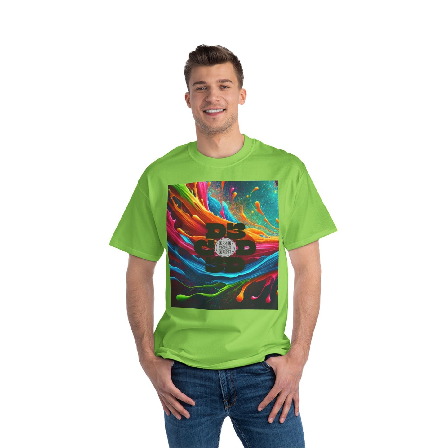 ENCODED | KEEP EVOLVING Unisex Beefy-T® short-sleeve T-shirt