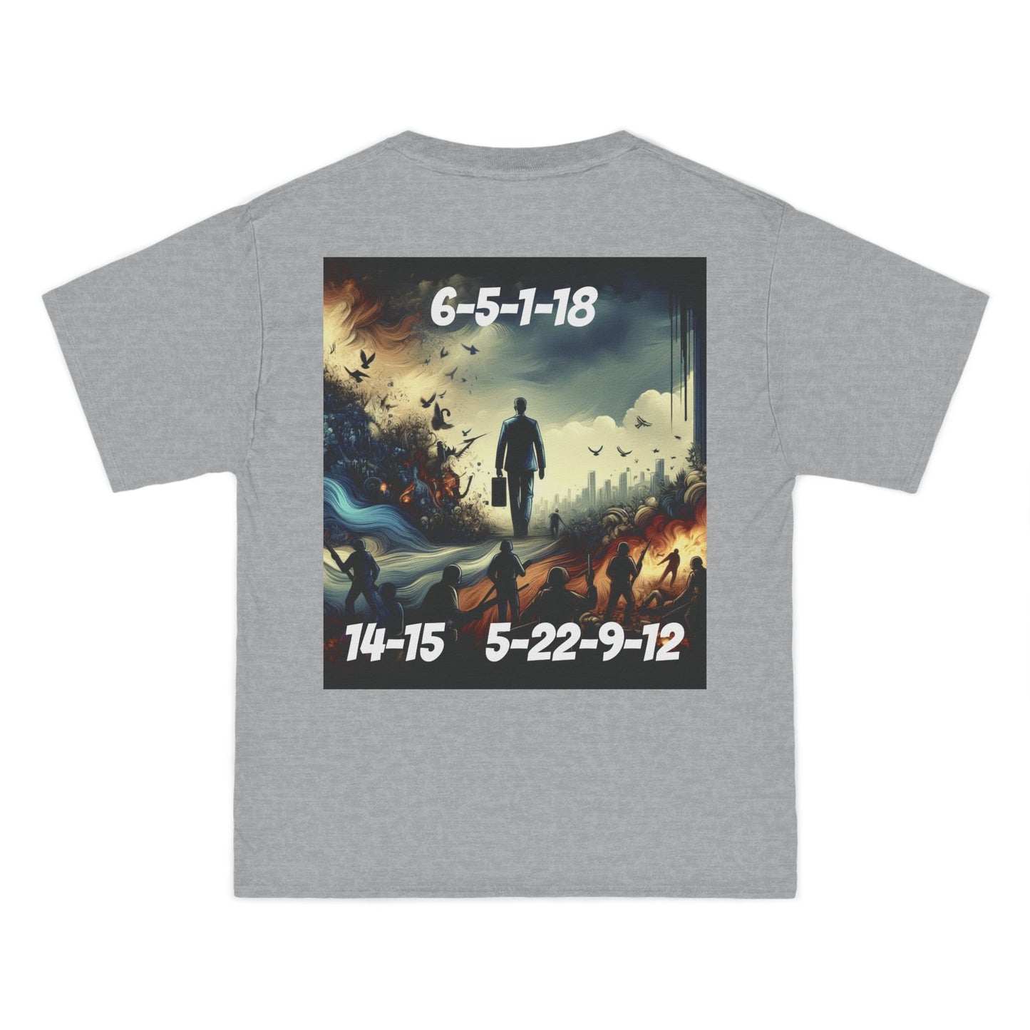 ENCODED | FEAR NO EVIL Unisex Beefy-T® Short-Sleeve T-Shirt
