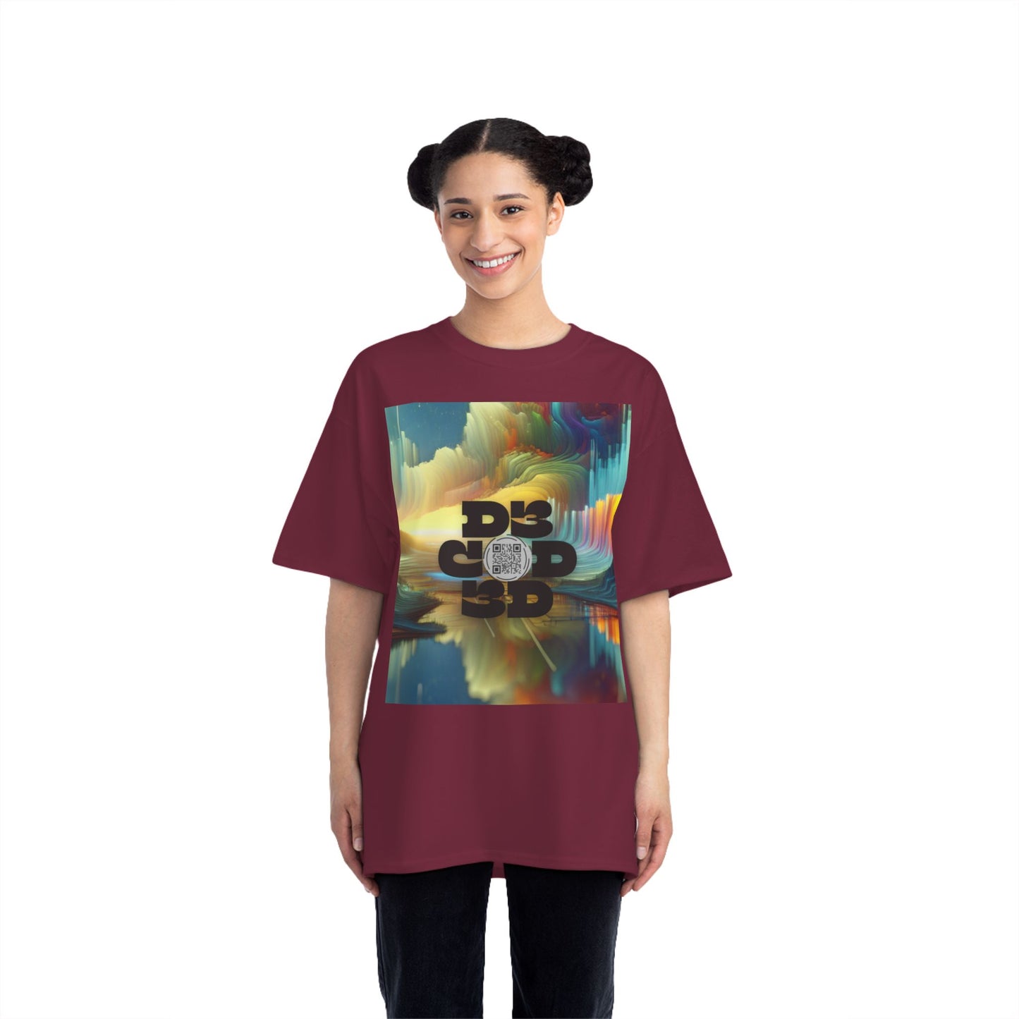 ENCODED | JOURNEY TO THE UNKNOWN Unisex Beefy-T® short-sleeve T-shirt