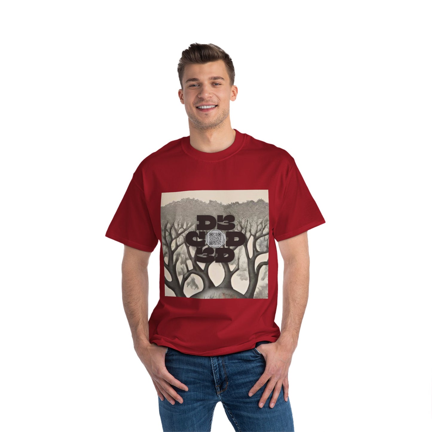 ENCODED | KEEP GROWING Unisex Beefy-T® short-sleeve T-shirt
