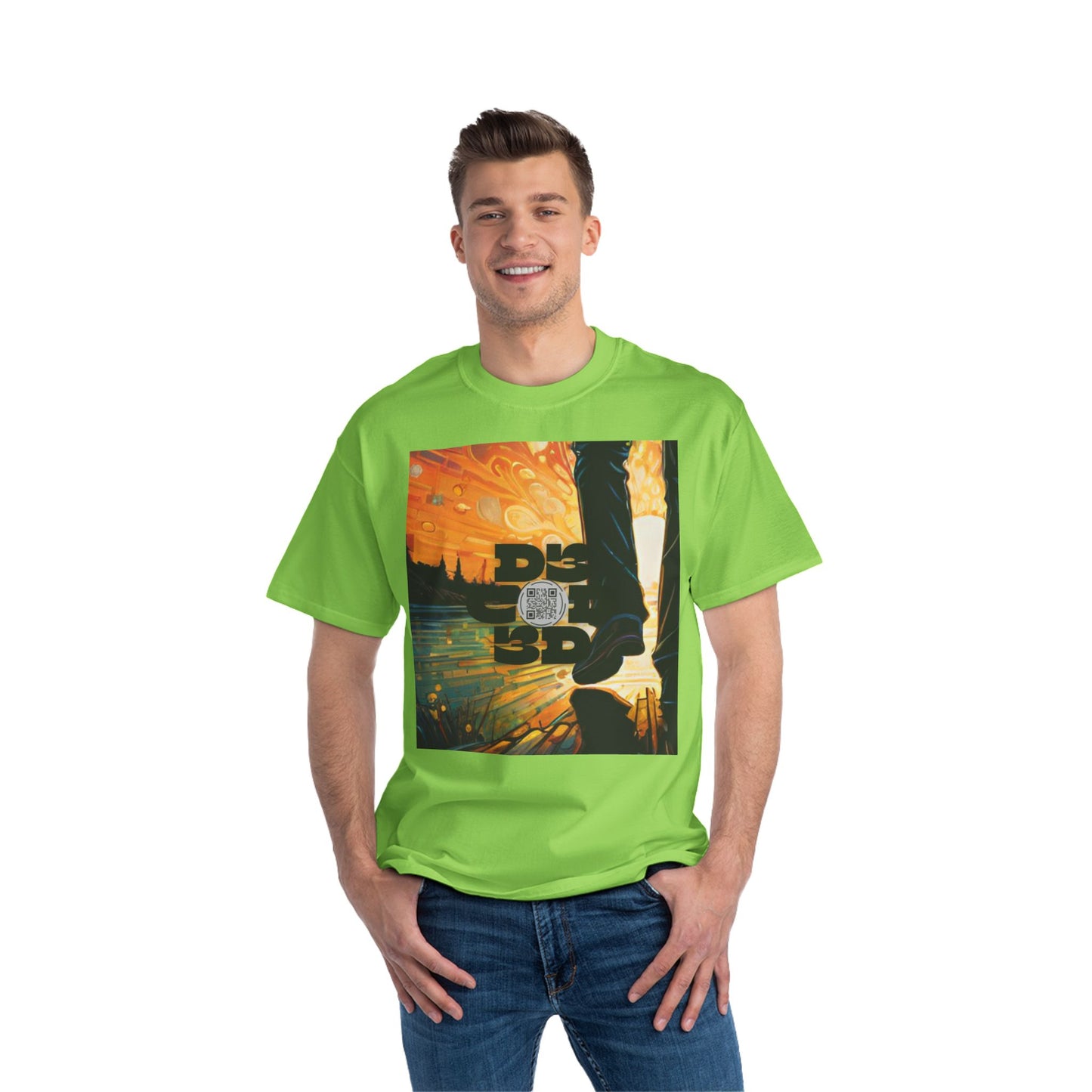 ENCODED | KEEP GOING Unisex Beefy-T® short-sleeve T-shirt