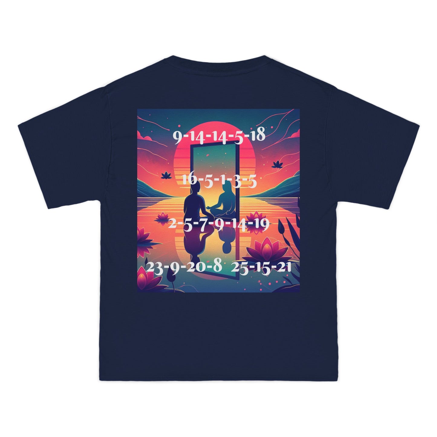ENCODED | INNER PEACE BEGINS WITH YOU Unisex Beefy-T® short-sleeve T-shirt