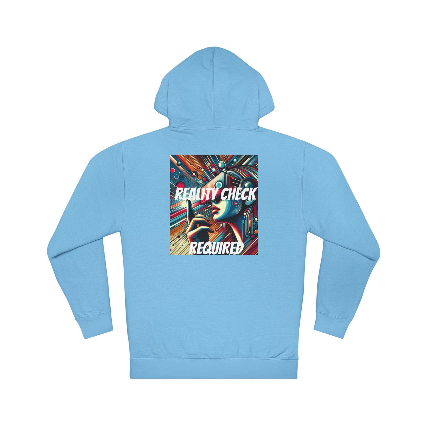 DECODED | REALITY CHECK REQUIRED | Unisex Hooded Sweatshirt