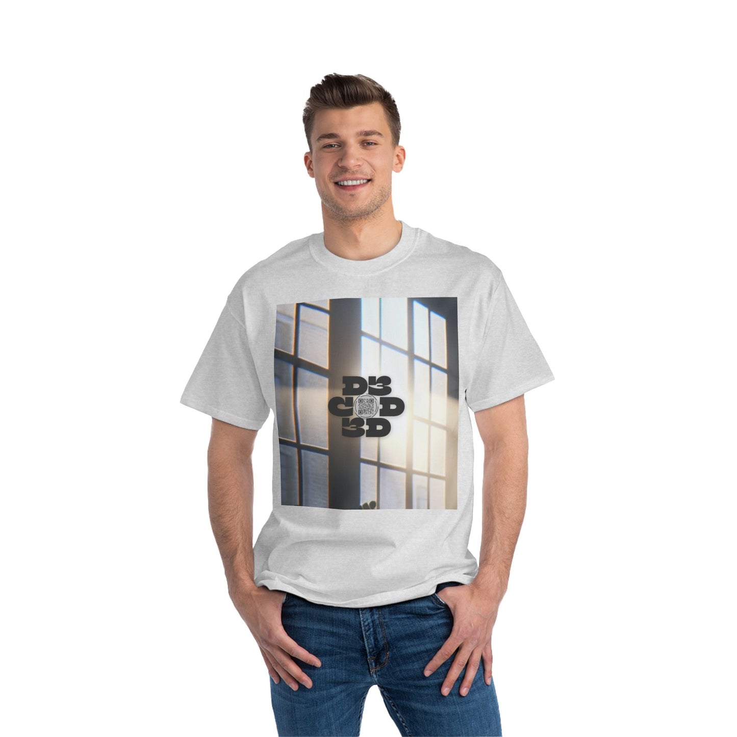 ENCODED | YOU ARE THE AUTHOR OF YOUR STORY Unisex Beefy-T® Short-Sleeve T-Shirt