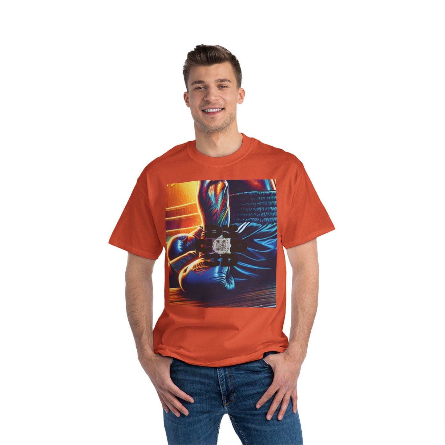 ENCODED | DEFY DEFEAT Unisex Beefy-T® Short-Sleeve T-Shirt