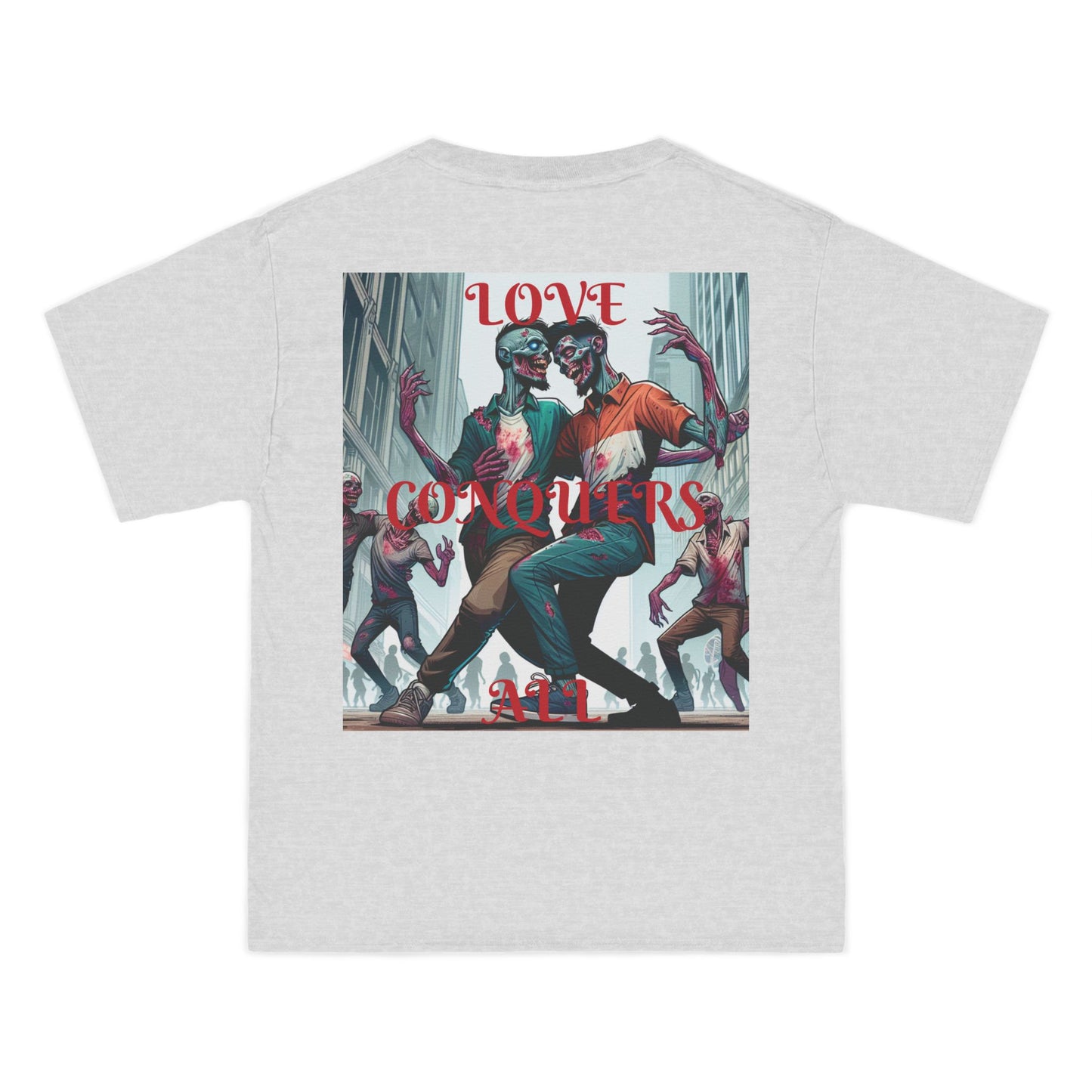 DECODED | LOVE CONQUERS ALL | Unisex Beefy-T® Short-Sleeve T-Shirt
