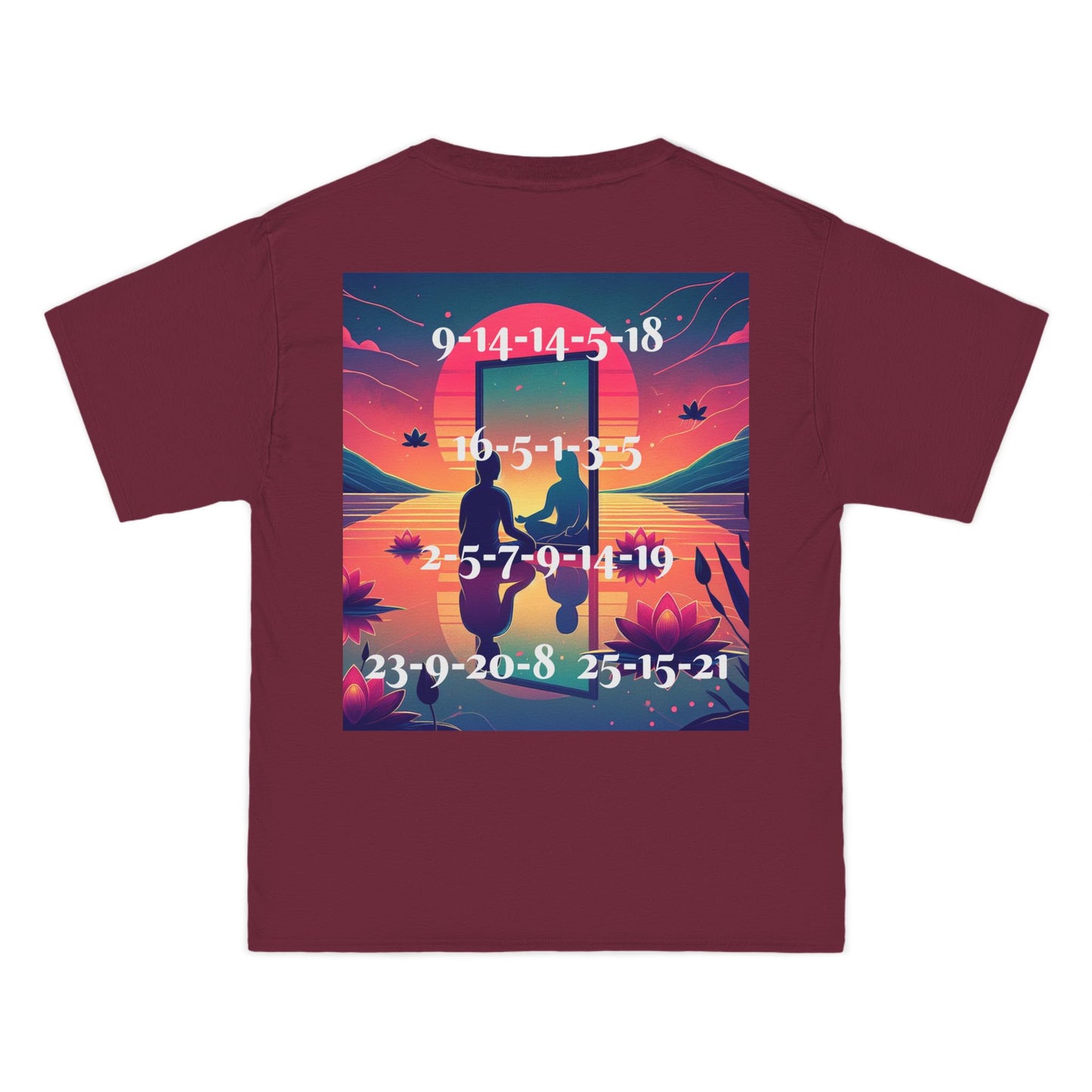 ENCODED | INNER PEACE BEGINS WITH YOU Unisex Beefy-T® short-sleeve T-shirt