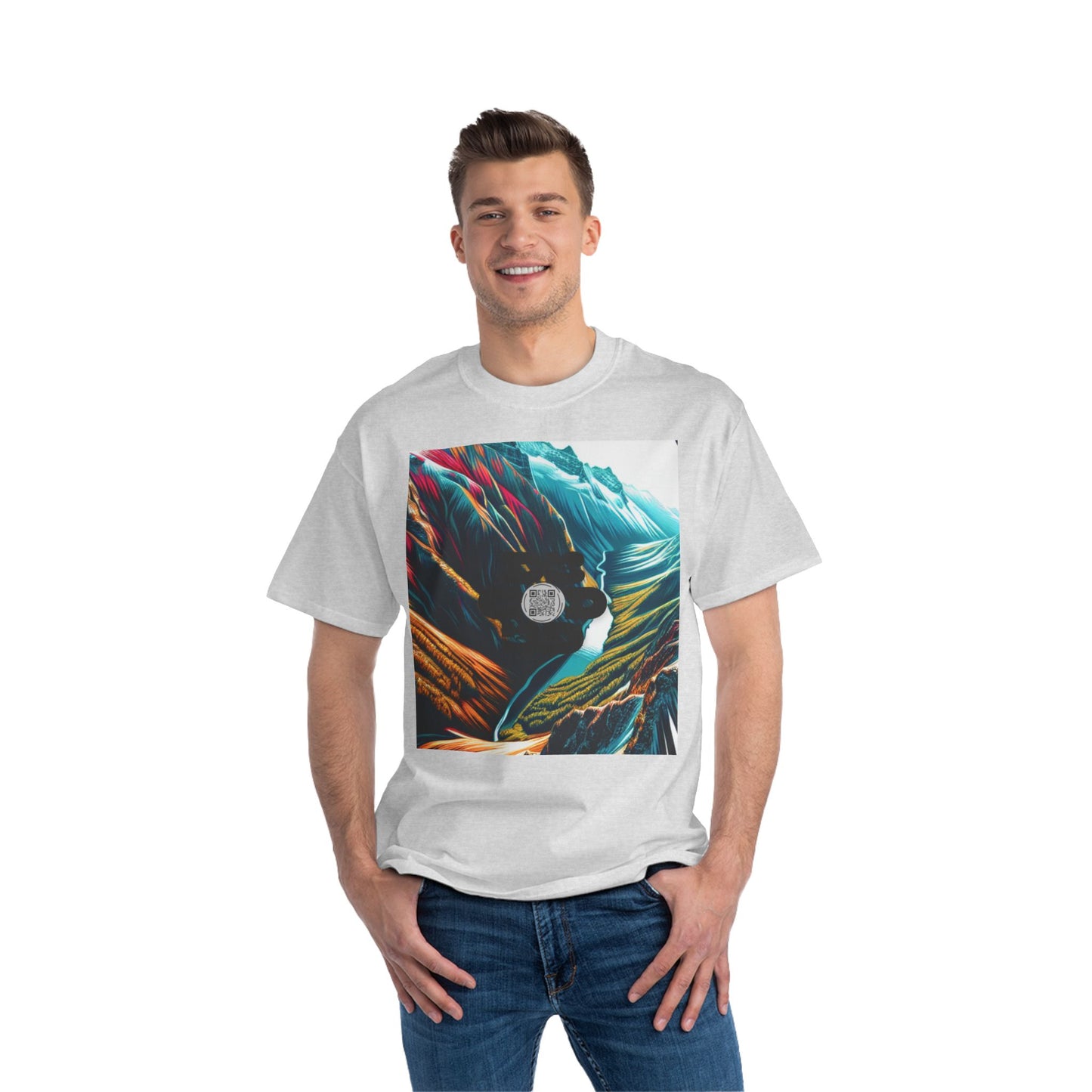 ENCODED | GO BEYOND Unisex Beefy-T® Short-Sleeve T-Shirt