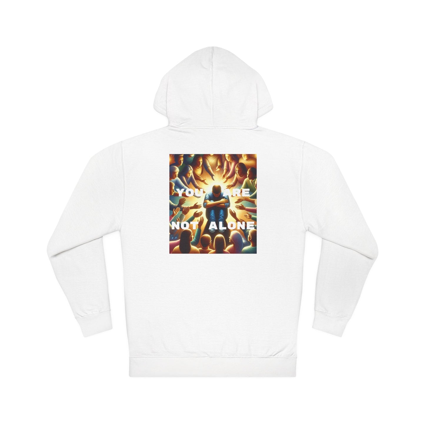 DECODED | YOU ARE NOT ALONE | Unisex Hooded Sweatshirt