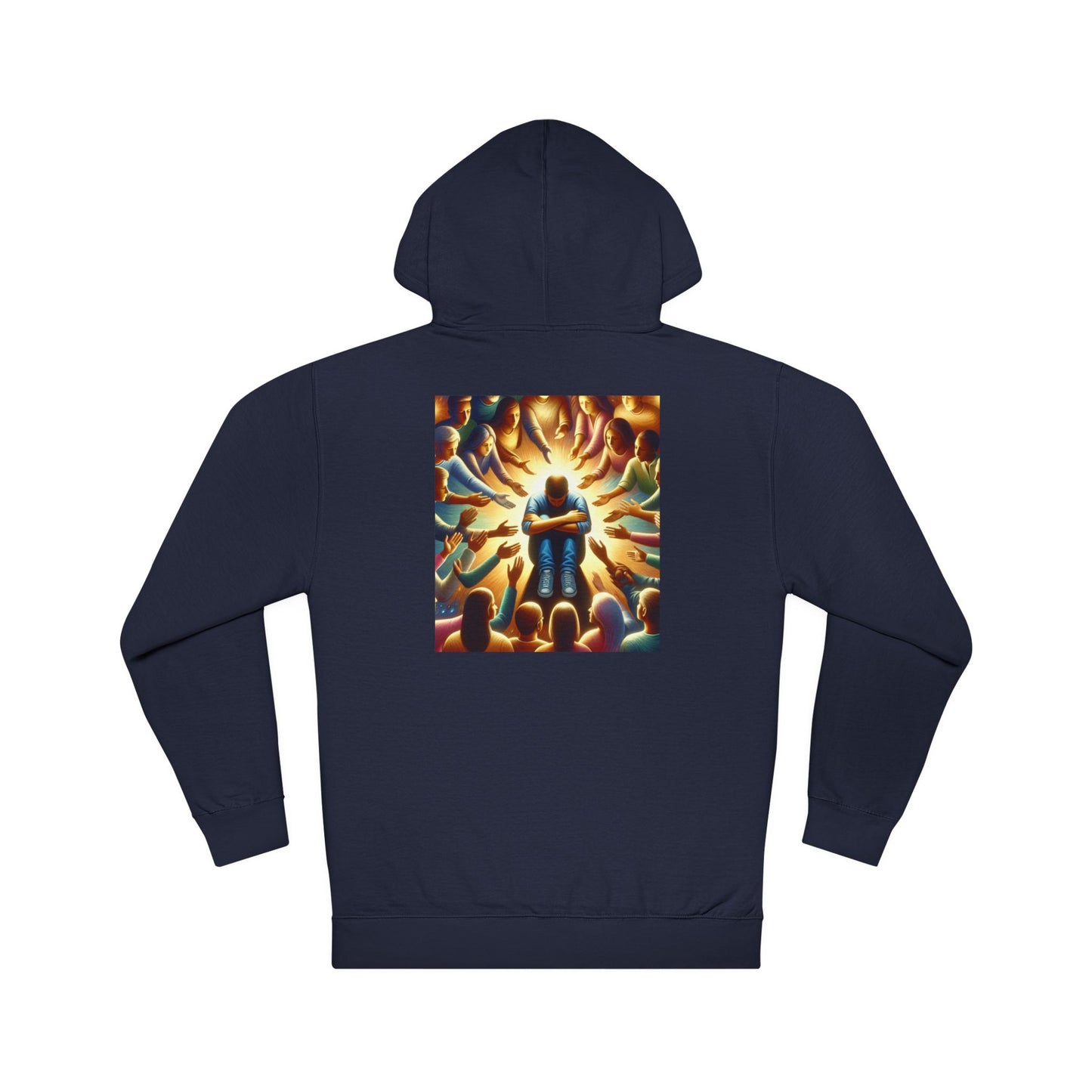 NO CODE | YOU ARE NOT ALONE | Unisex Hooded Sweatshirt