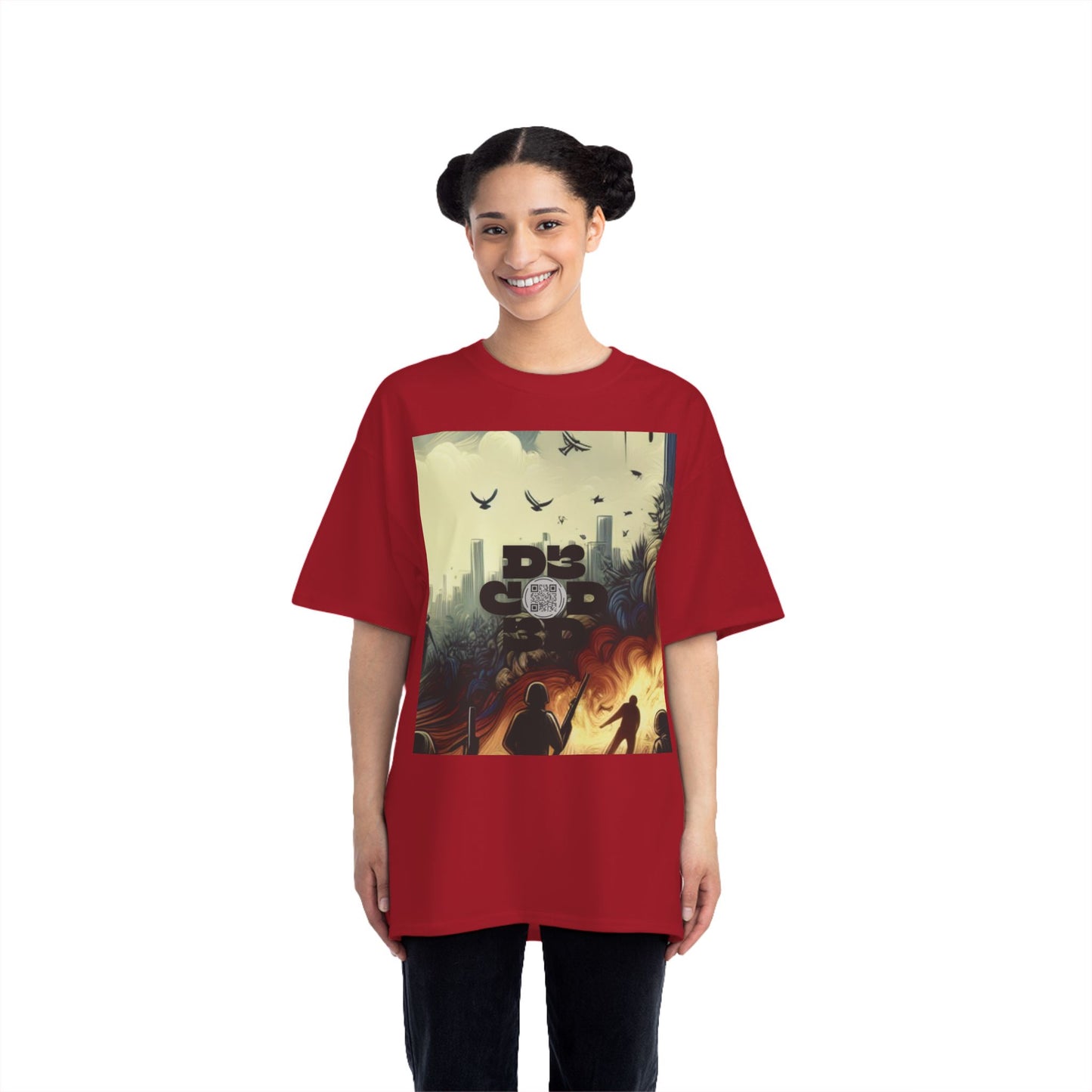 DECODED | FEAR NO EVIL | Unisex Beefy-T® Short-Sleeve T-Shirt