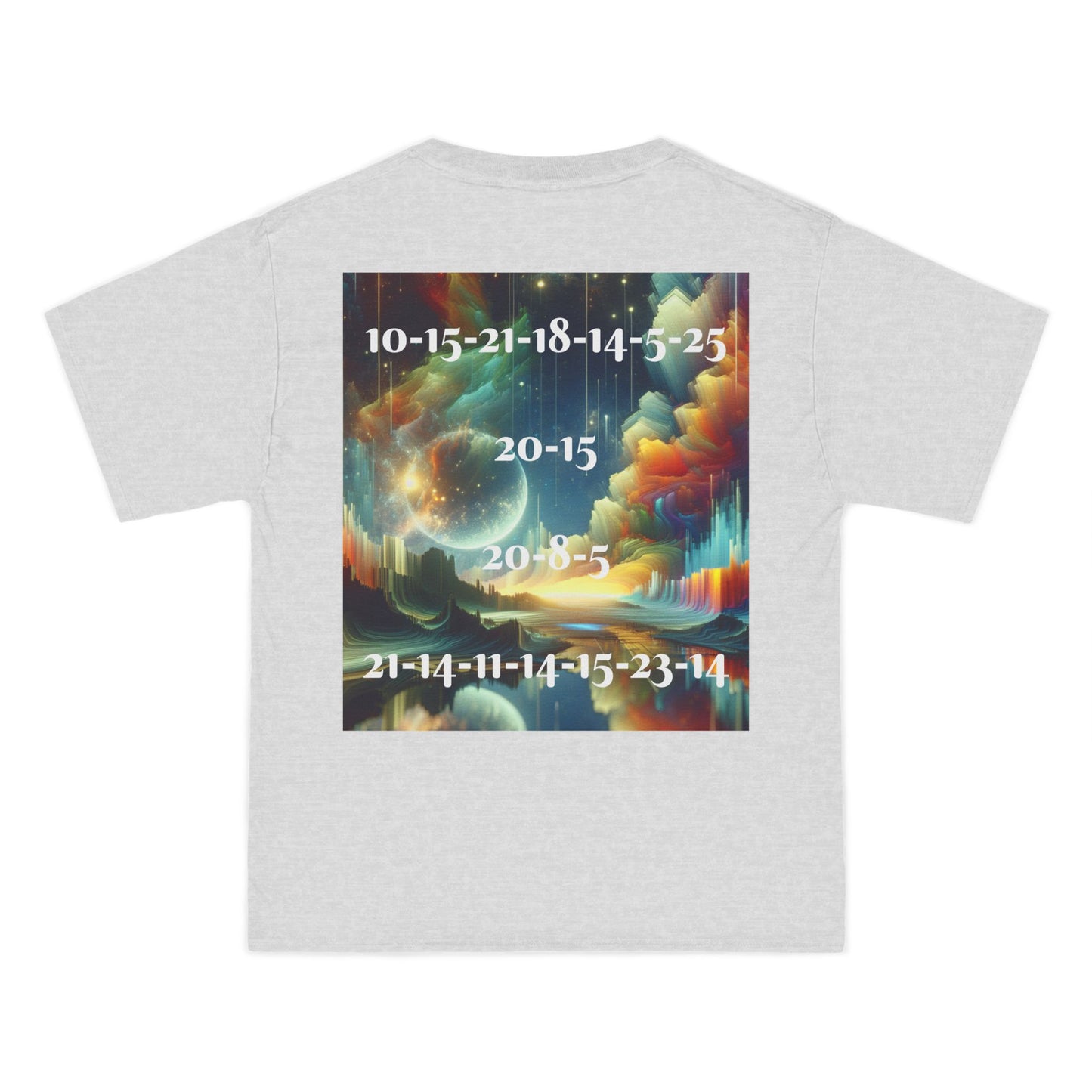 ENCODED | JOURNEY TO THE UNKNOWN Unisex Beefy-T® short-sleeve T-shirt