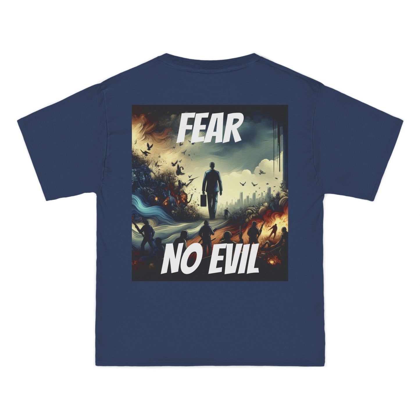 DECODED | FEAR NO EVIL | Unisex Beefy-T® Short-Sleeve T-Shirt