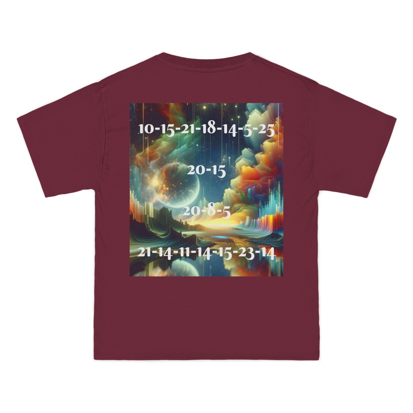 ENCODED | JOURNEY TO THE UNKNOWN Unisex Beefy-T® short-sleeve T-shirt