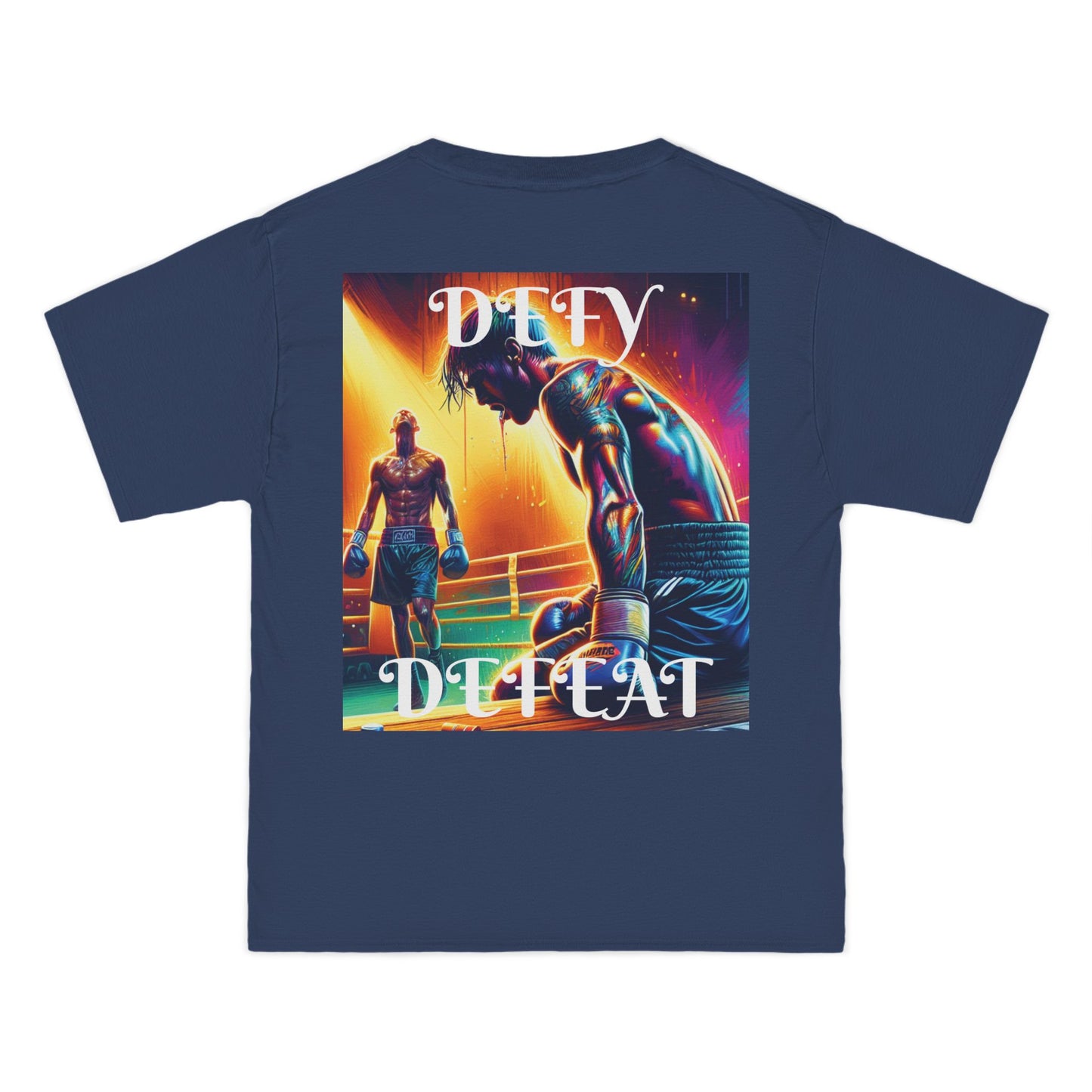 DECODED | DEFY DEFEAT | Unisex Beefy-T® Short-Sleeve T-Shirt