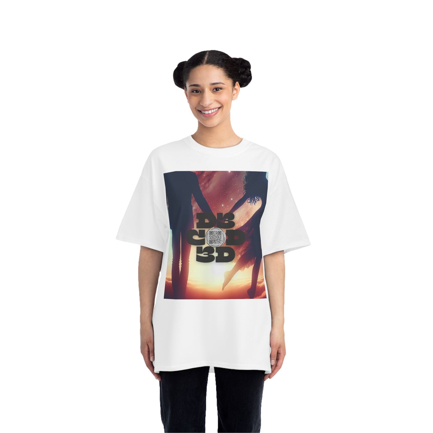 ENCODED | LOVE AND BE LOVED Unisex Beefy-T® short-sleeve T-shirt
