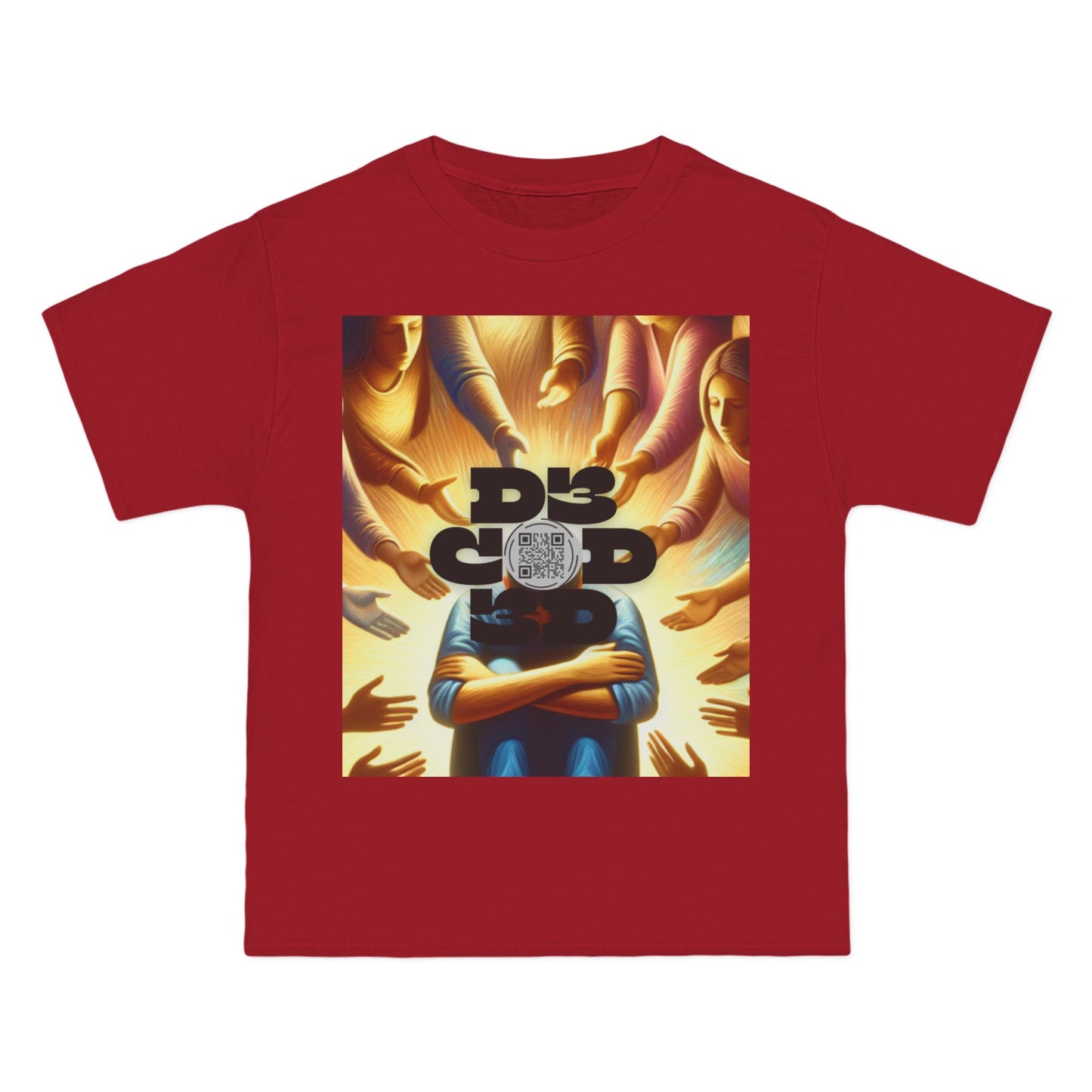 ENCODED | YOU ARE NOT ALONE Unisex Beefy-T® short-sleeve T-shirt