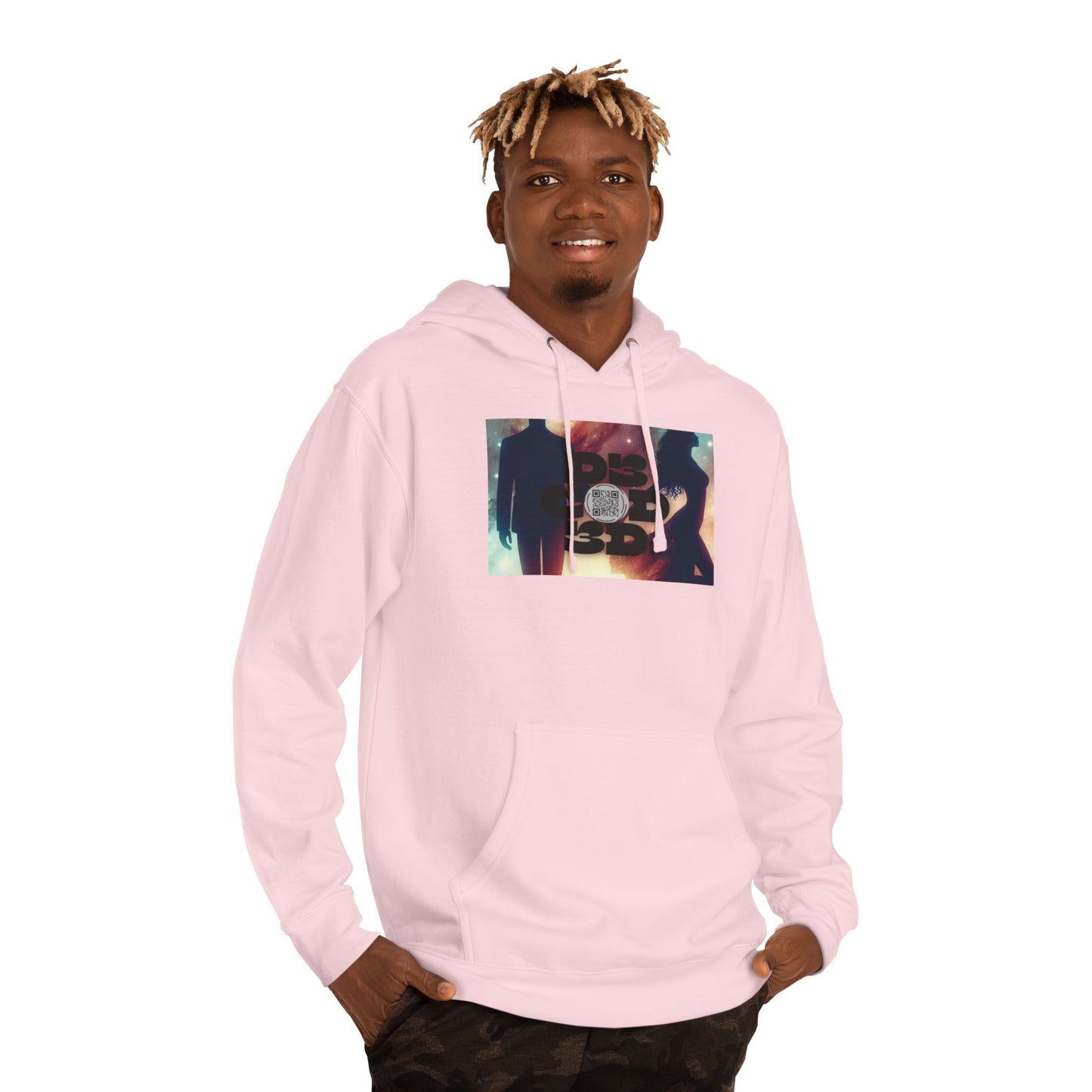 NO CODE | LOVE & BE LOVED Unisex Hooded Sweatshirt