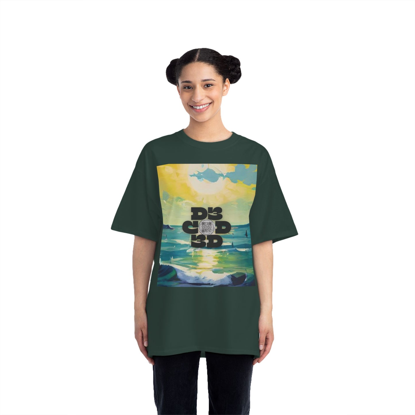 ENCODED | FIND YOUR HAPPY PLACE Unisex Beefy-T® Short-Sleeve T-Shirt