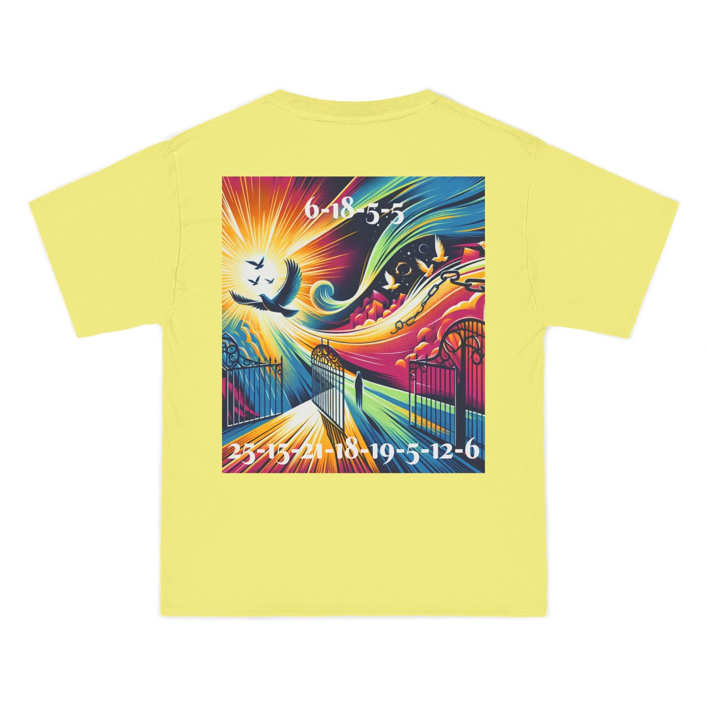 ENCODED | FREE YOURSELF Unisex Beefy-T® short-sleeve T-shirt