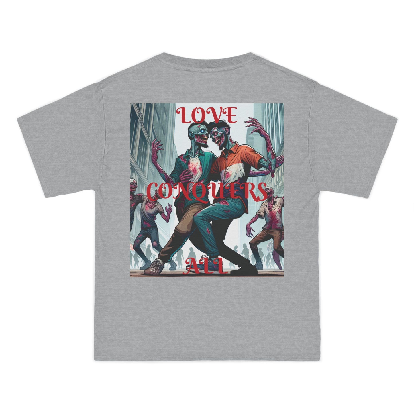 DECODED | LOVE CONQUERS ALL | Unisex Beefy-T® Short-Sleeve T-Shirt