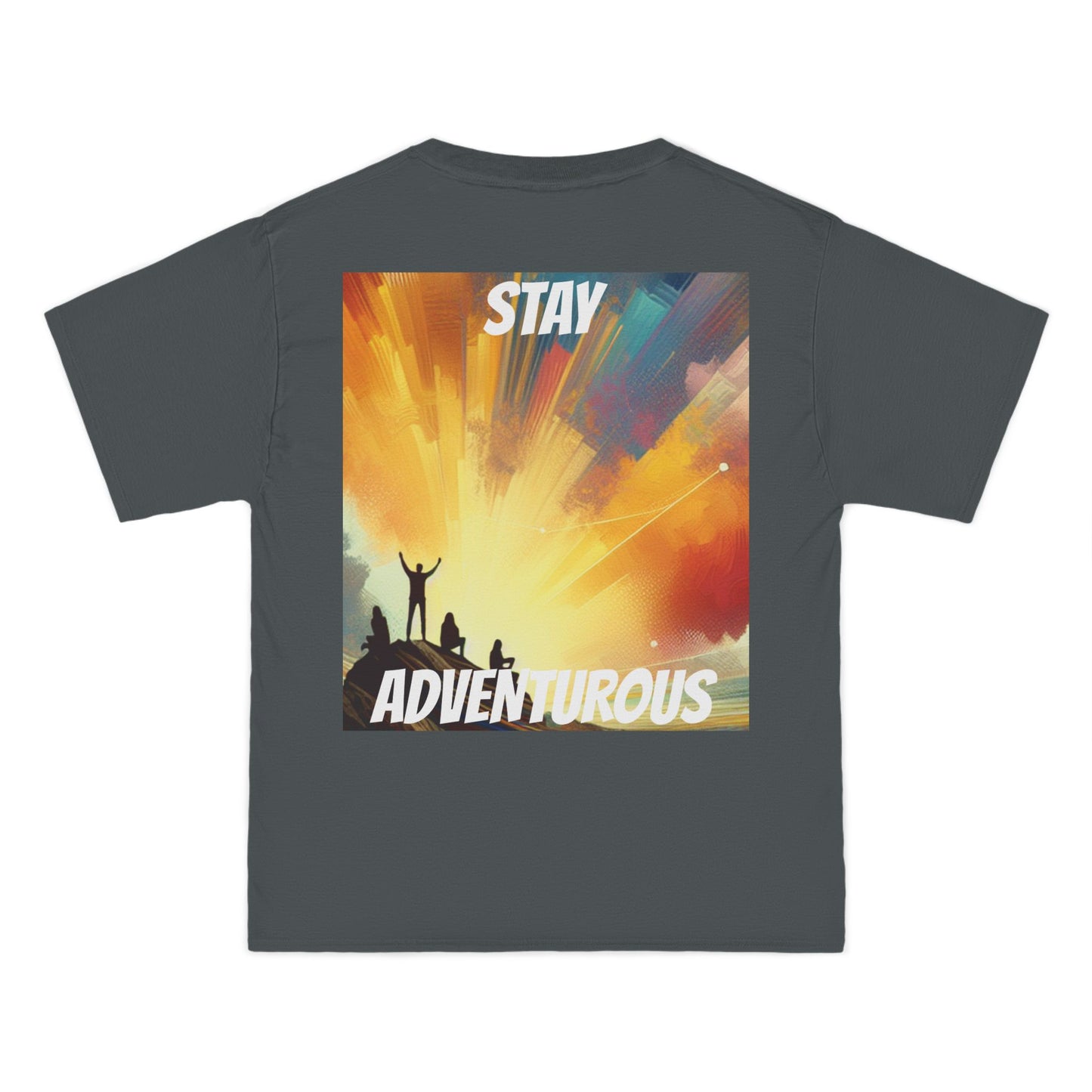 DECODED | STAY ADVENTUROUS | Unisex Beefy-T® Short-Sleeve T-Shirt