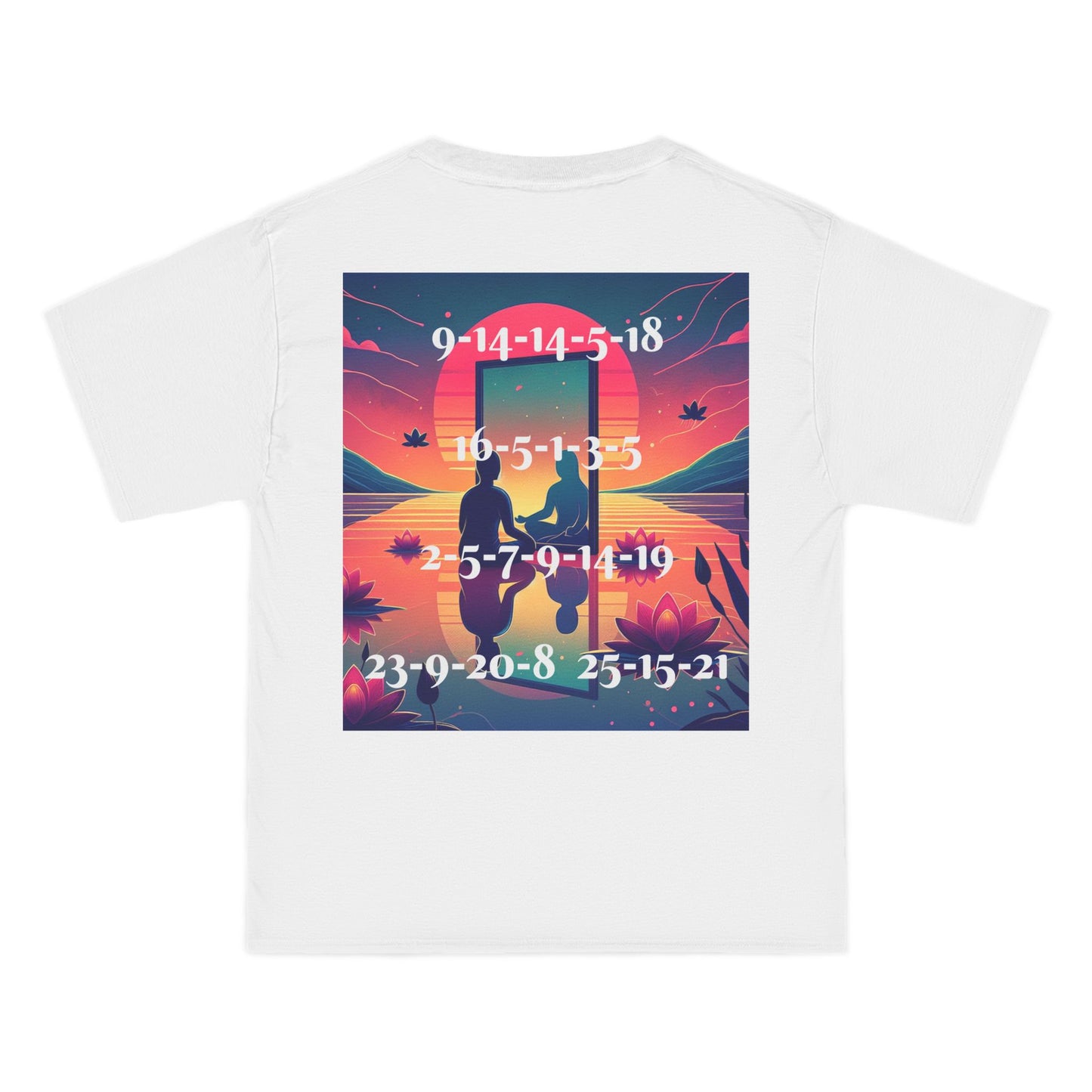 ENCODED | INNER PEACE BEGINS WITH YOU Unisex Beefy-T® short-sleeve T-shirt