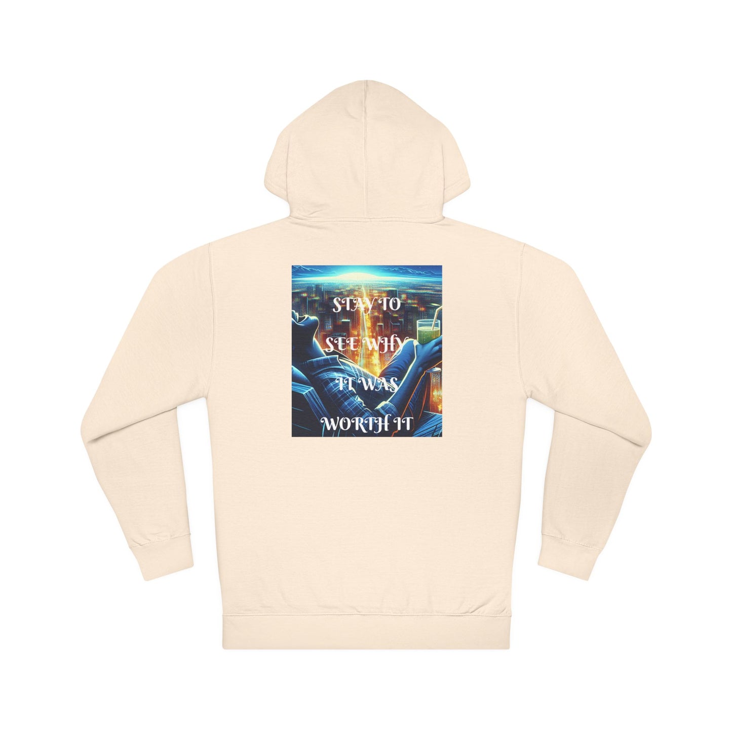 DECODED | STAY TO SEE WHY IT WAS WORTH IT | Unisex Hooded Sweatshirt