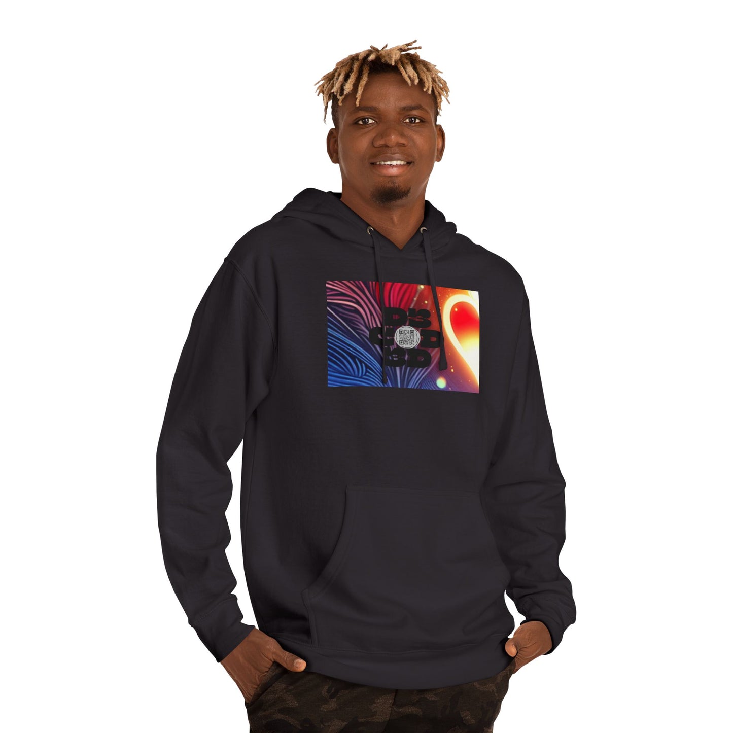 NO CODE | FOLLOW YOUR HEART | Unisex Hooded Sweatshirt