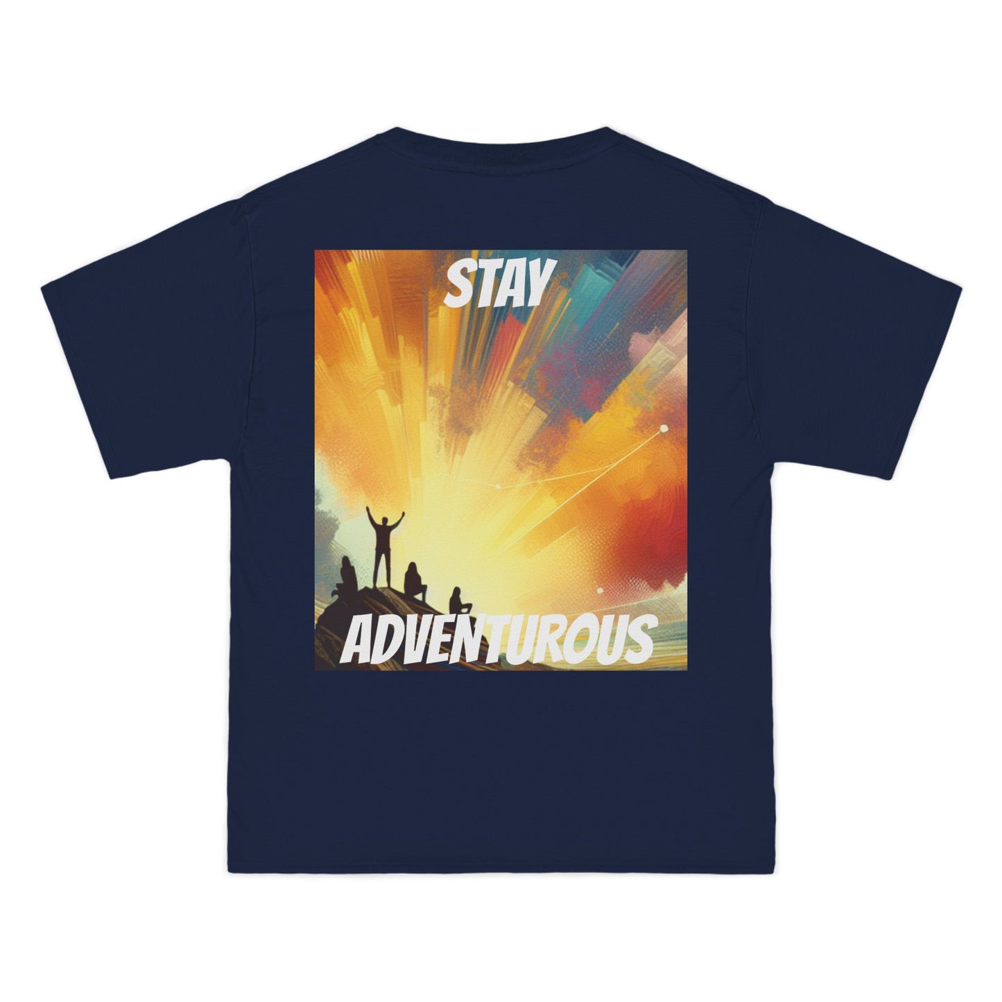 DECODED | STAY ADVENTUROUS | Unisex Beefy-T® Short-Sleeve T-Shirt